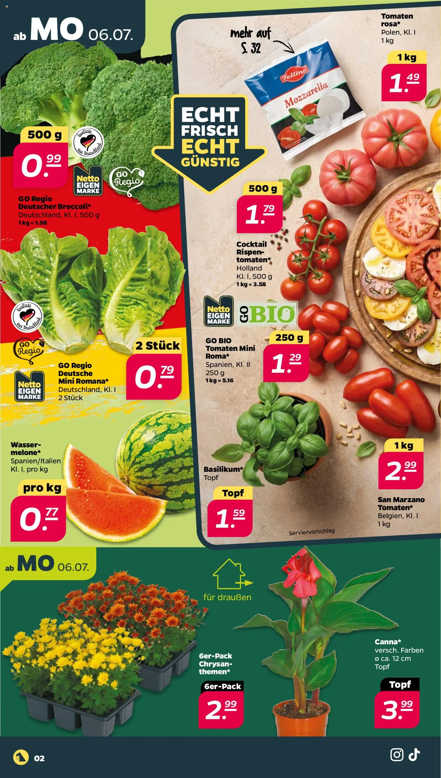 Netto Prospekt | 06.07.2026 | Wie erhält man einen begrenzten Rabatt? | Deutschland