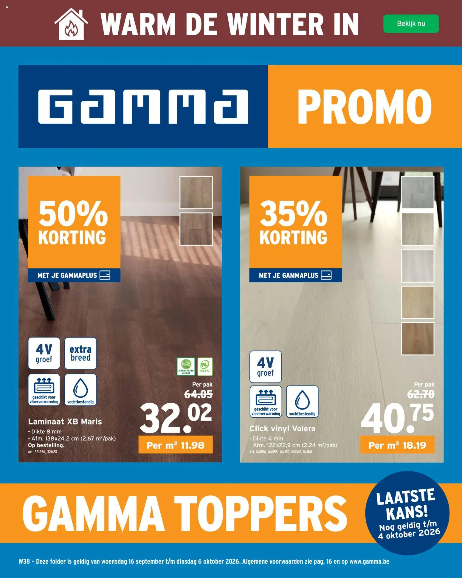 GAMMA folder Folder in België