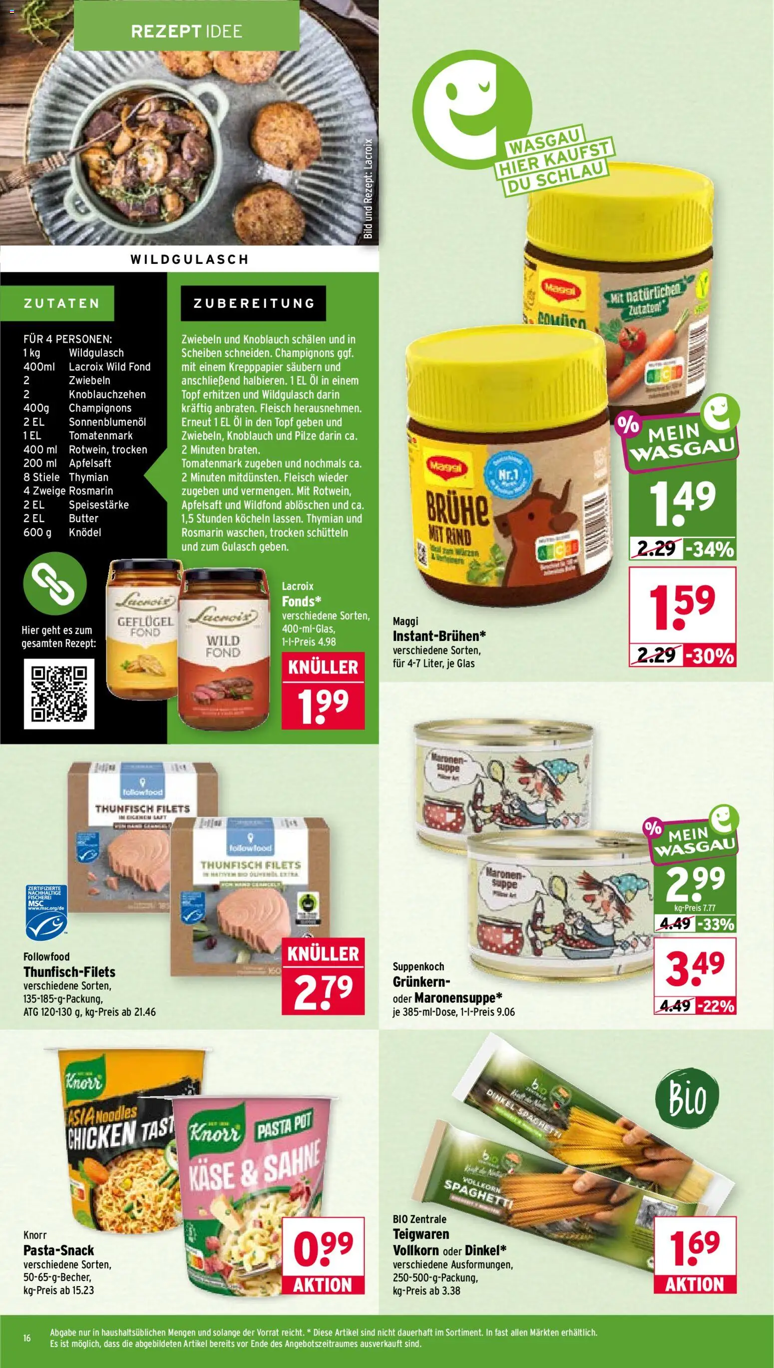 Wasgau Prospekt Prospekt in Deutschland