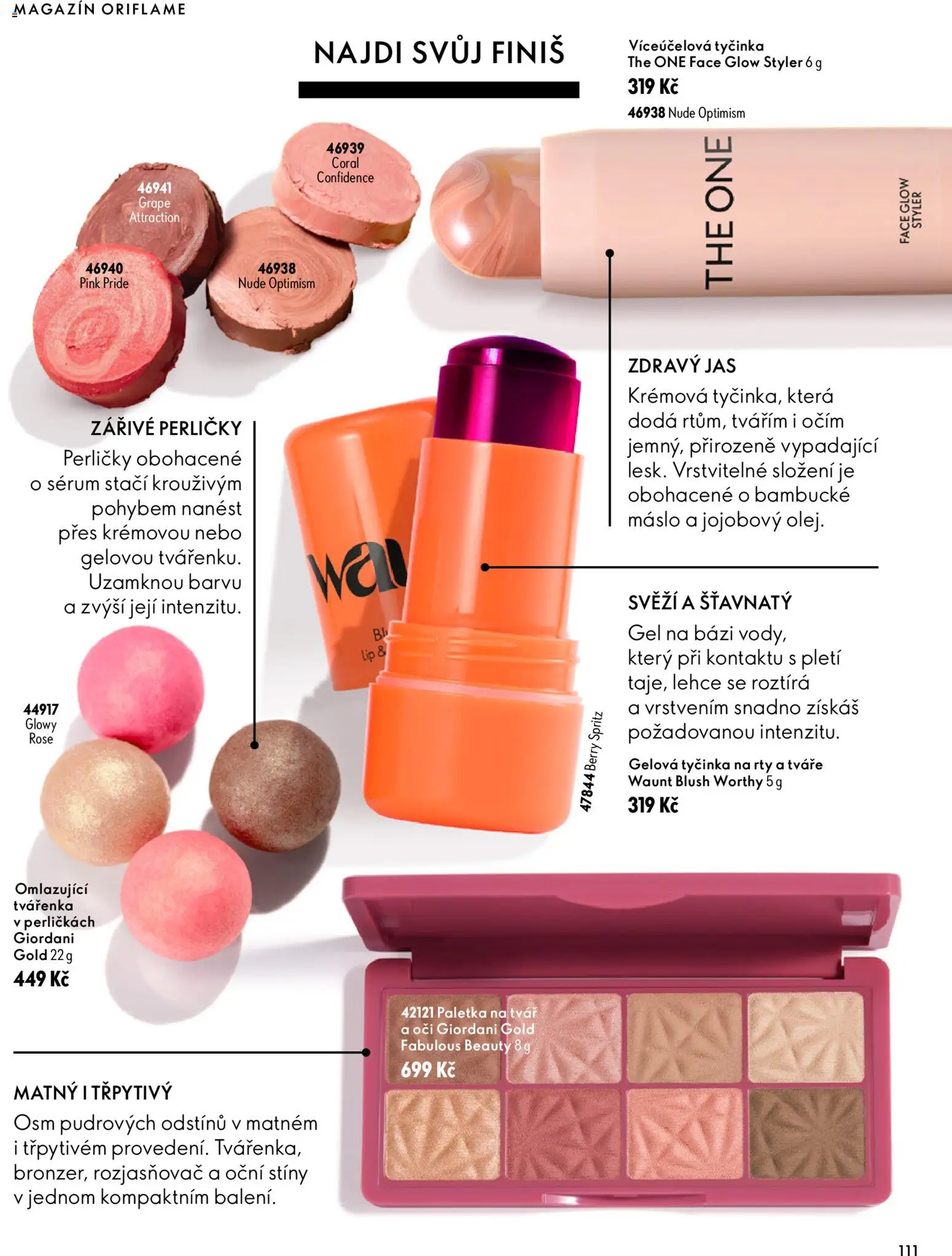 Oriflame katalog Novage+ Proceuticals Leták in Česko