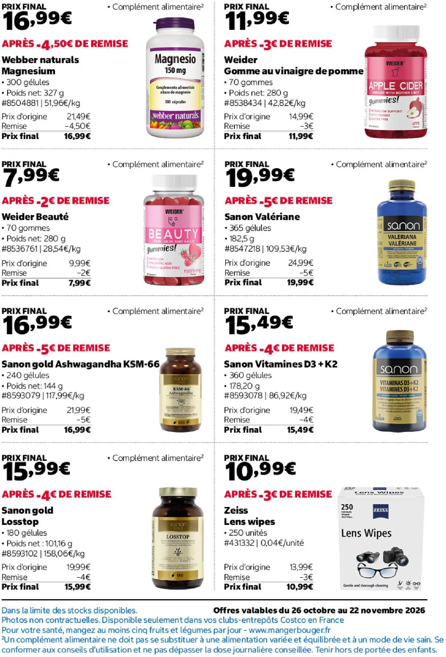 Costco catalogue Catalogue in France