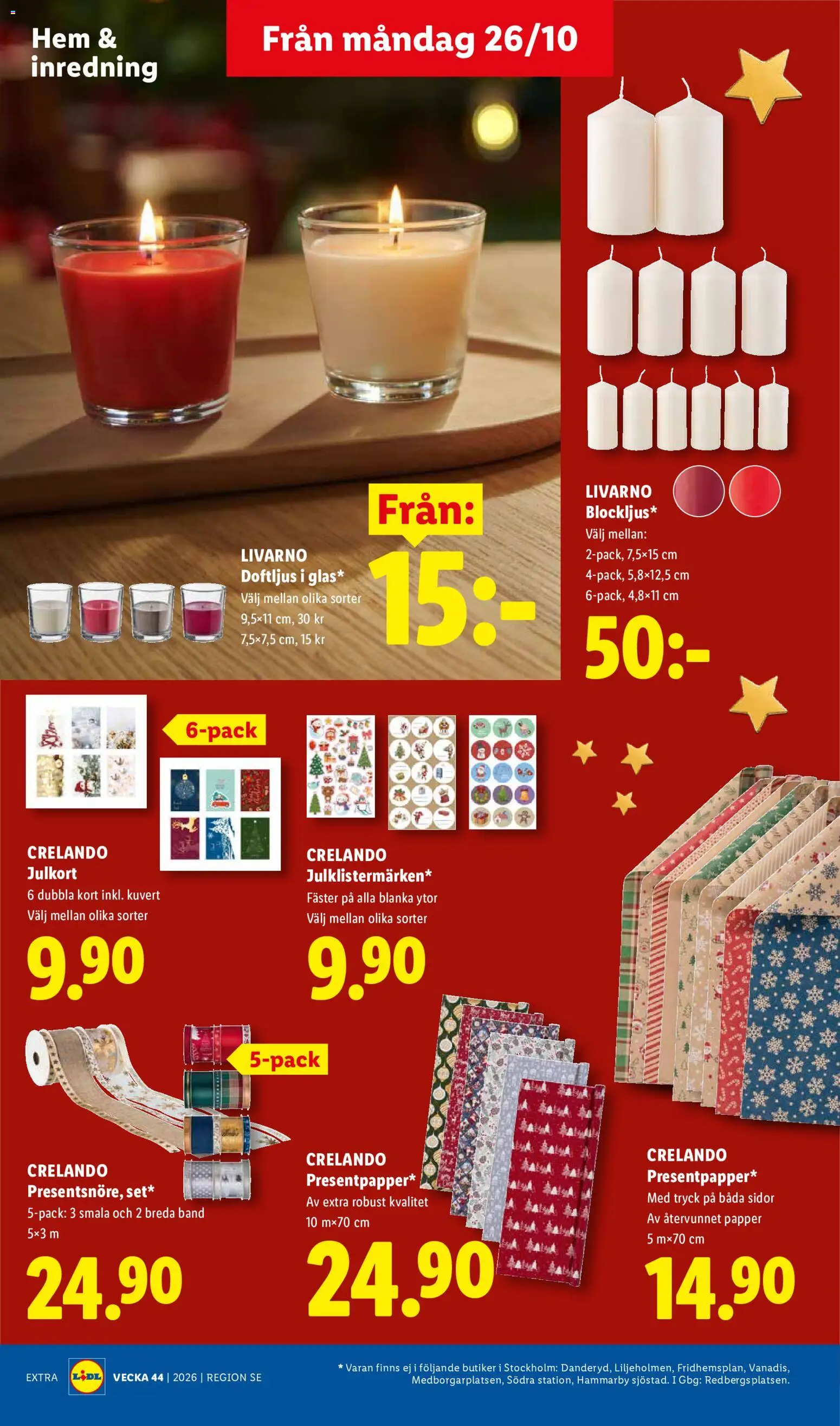 Lidl erbjudanden Reklamblad in Sverige