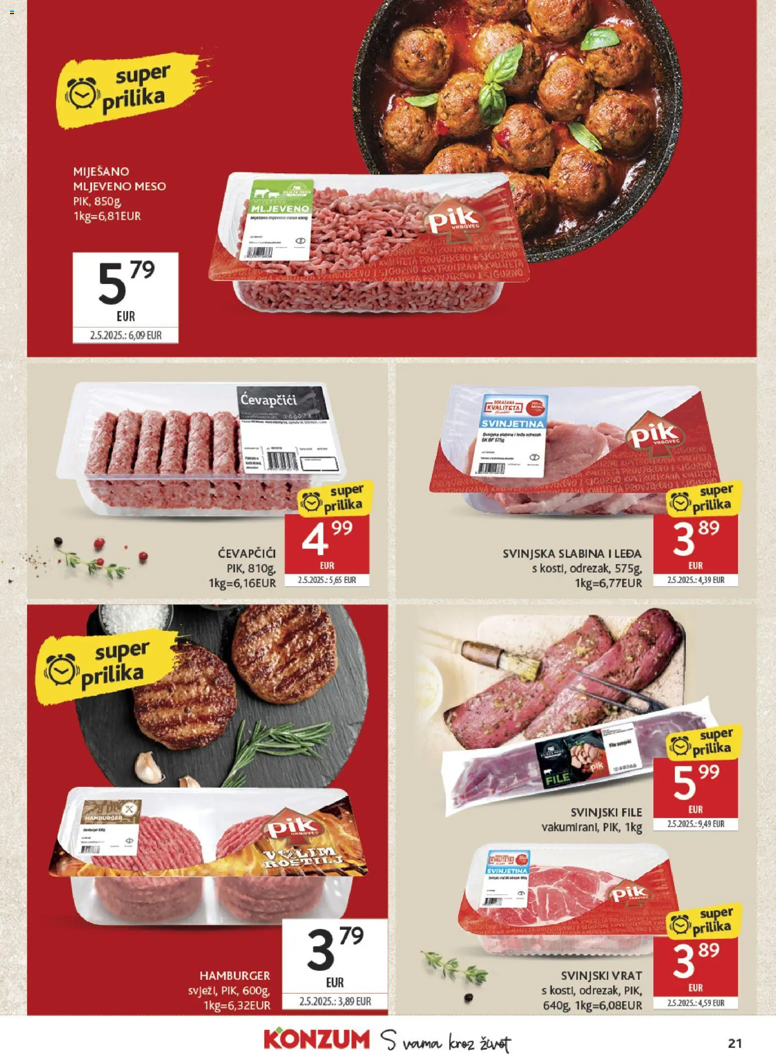 Konzum HR akciós újság Akciós újság in Magyarország