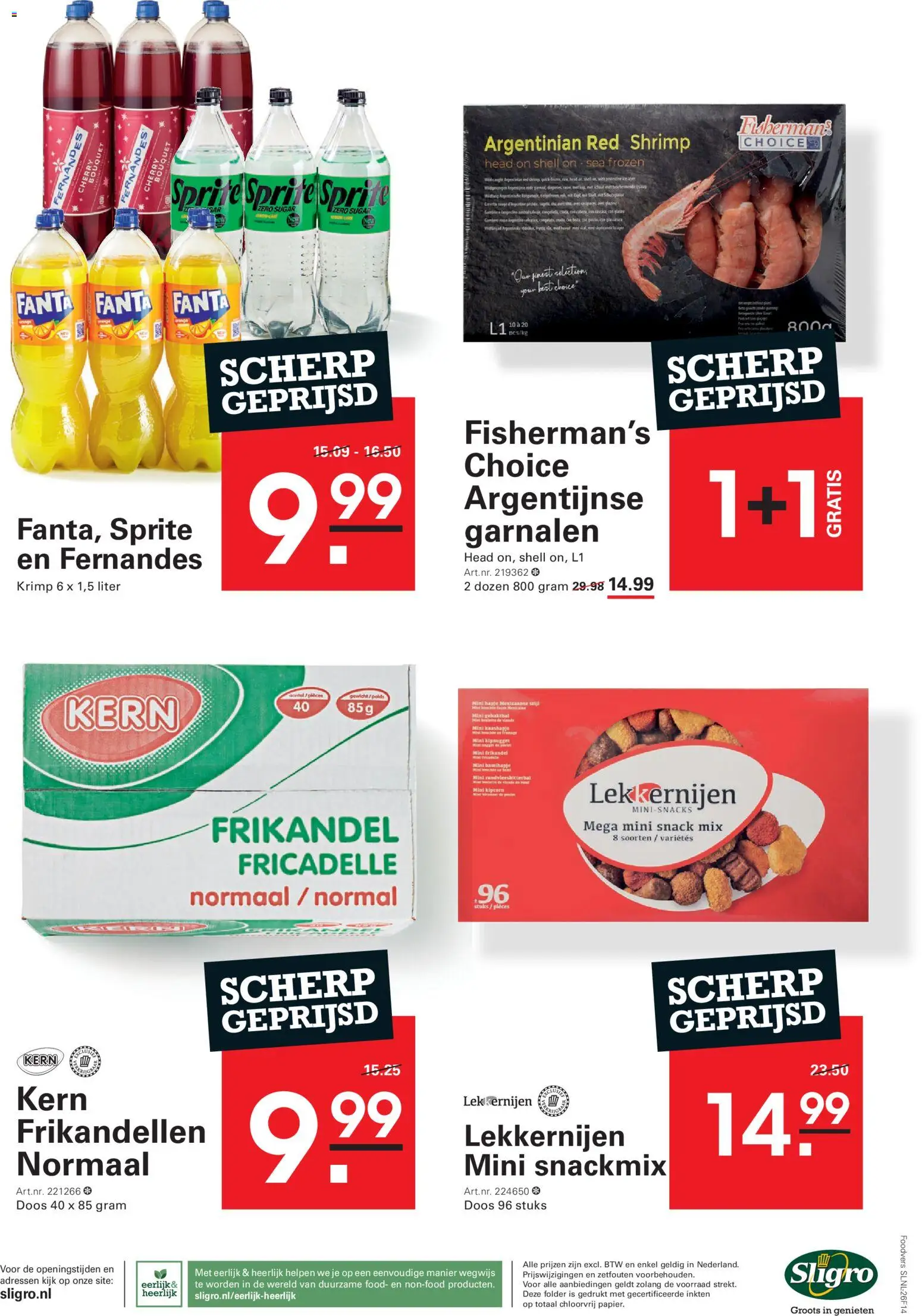 Sligro folder Folder in België
