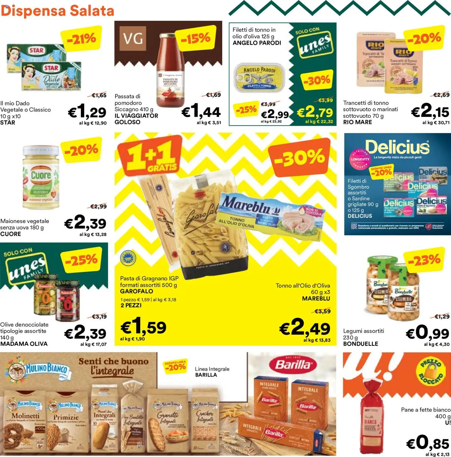 Unes volantino Volantino in Italy