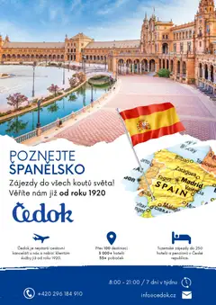 Čedok Čedok katalog Španělsko