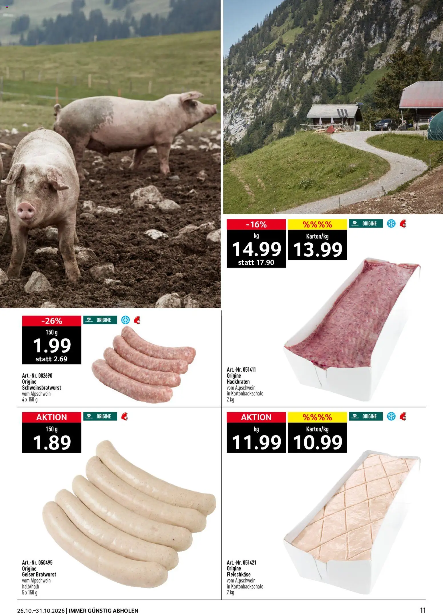 Prodega aktionen Prospekt in Schweiz