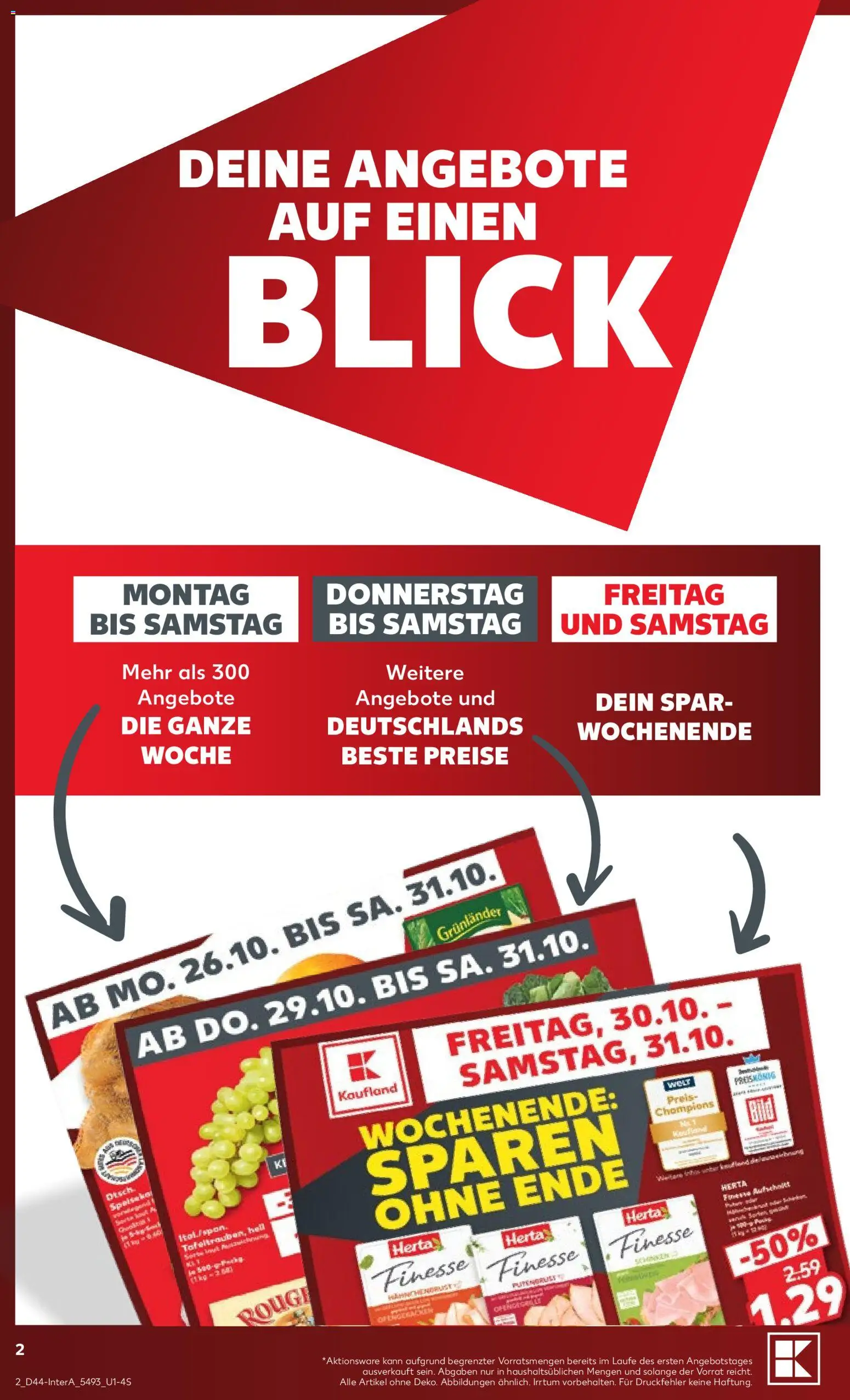 Kaufland Německo leták Leták in Česko