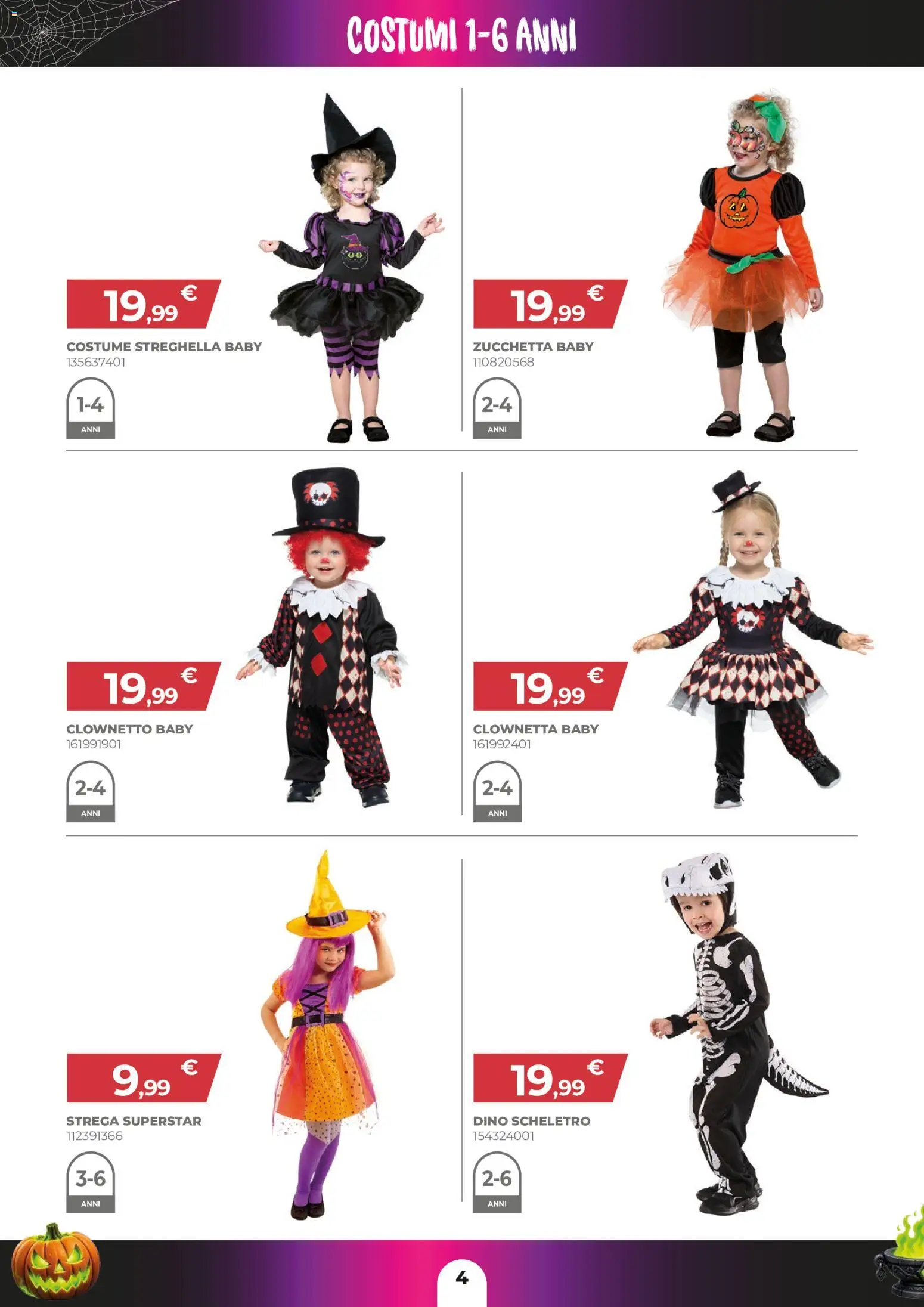 Toys Center volantino Halloween Volantino in Italy