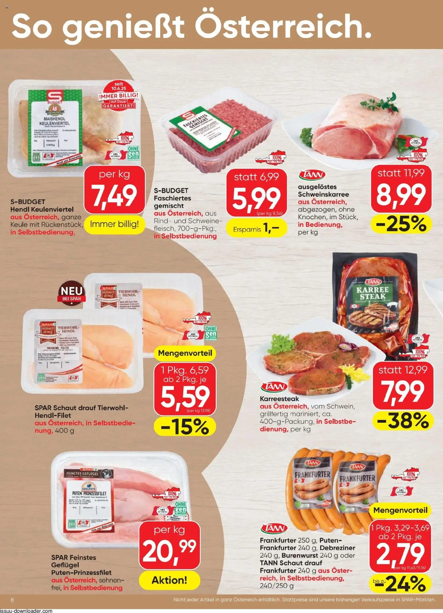 Jetzt sparen im Spar - Flugblatt 07.05.2026! Entdecken Sie die unschlagbaren Angebote | Österreich