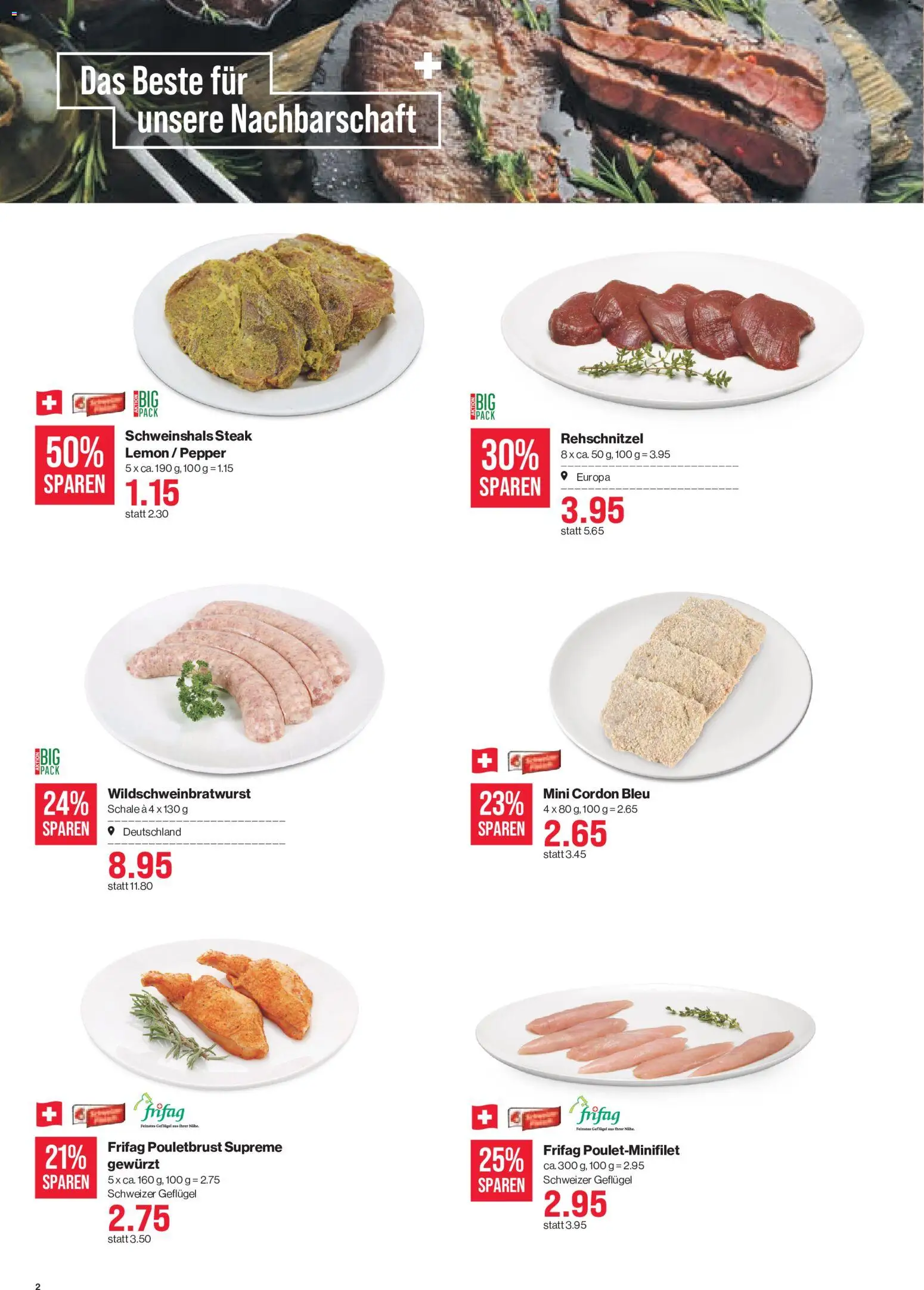 SPAR aktionen Prospekt in Schweiz
