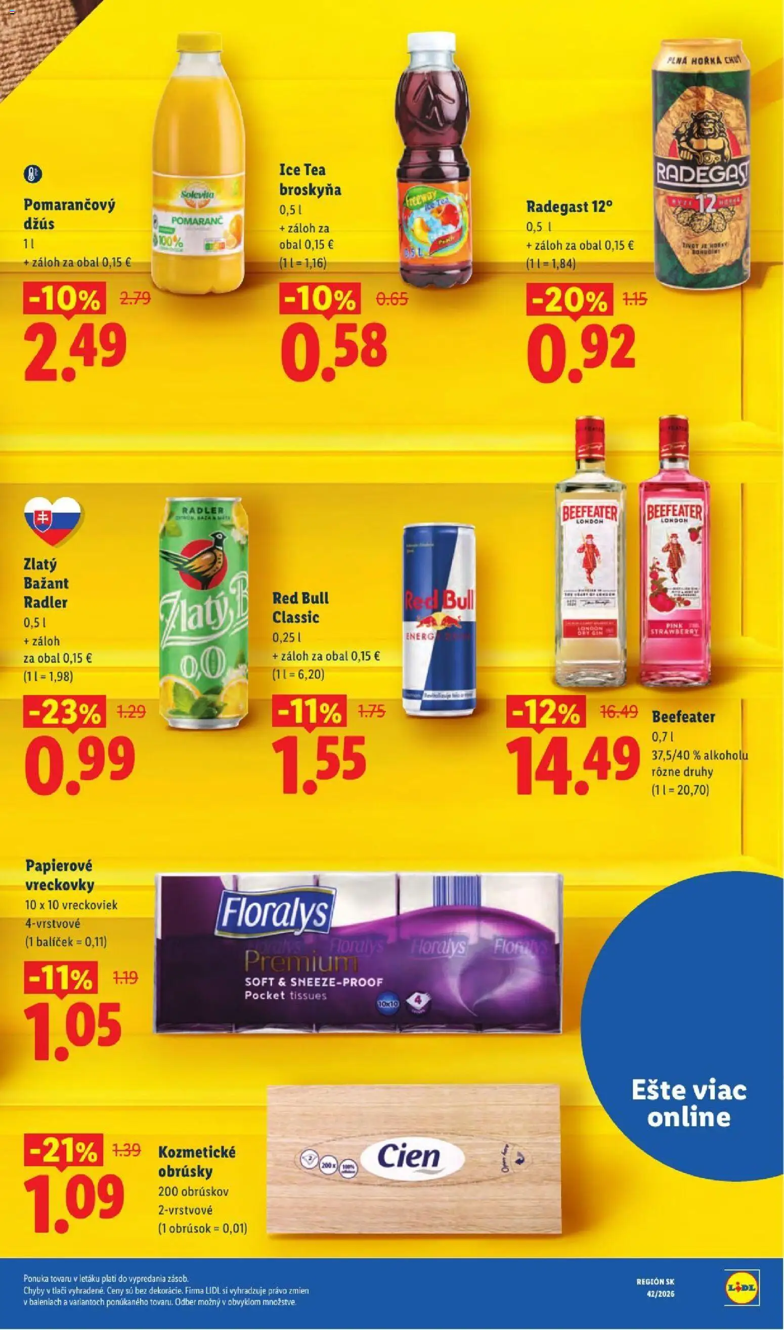 Lidl leták Leták in Slovensko