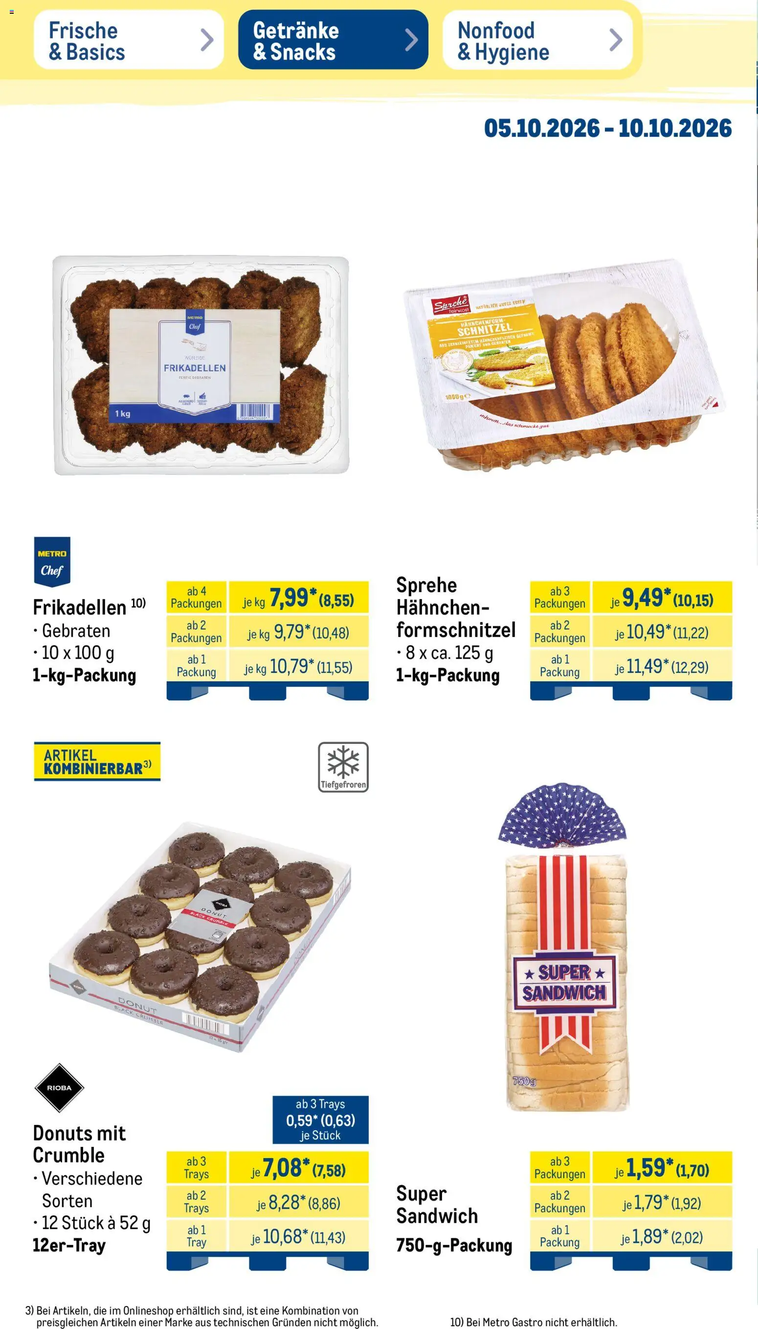 Metro Prospekt Prospekt in Deutschland