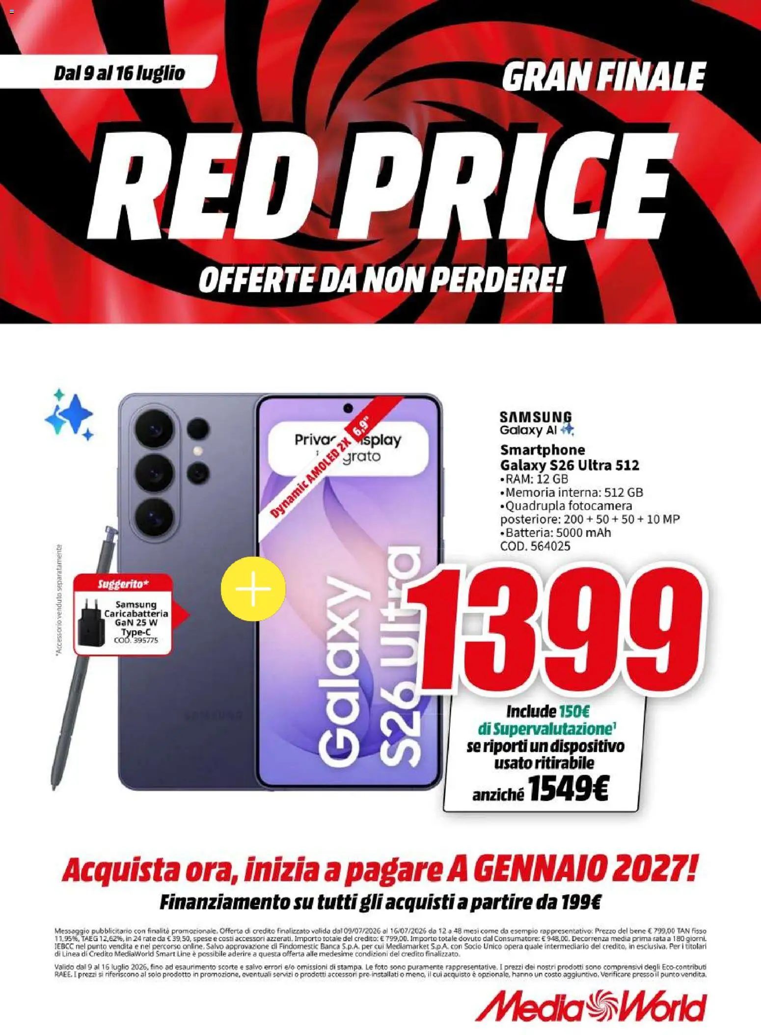 📣 Volantino Media World dal 📅 09/07/2026 - Scopri le offerte ora!🔥 | Italy