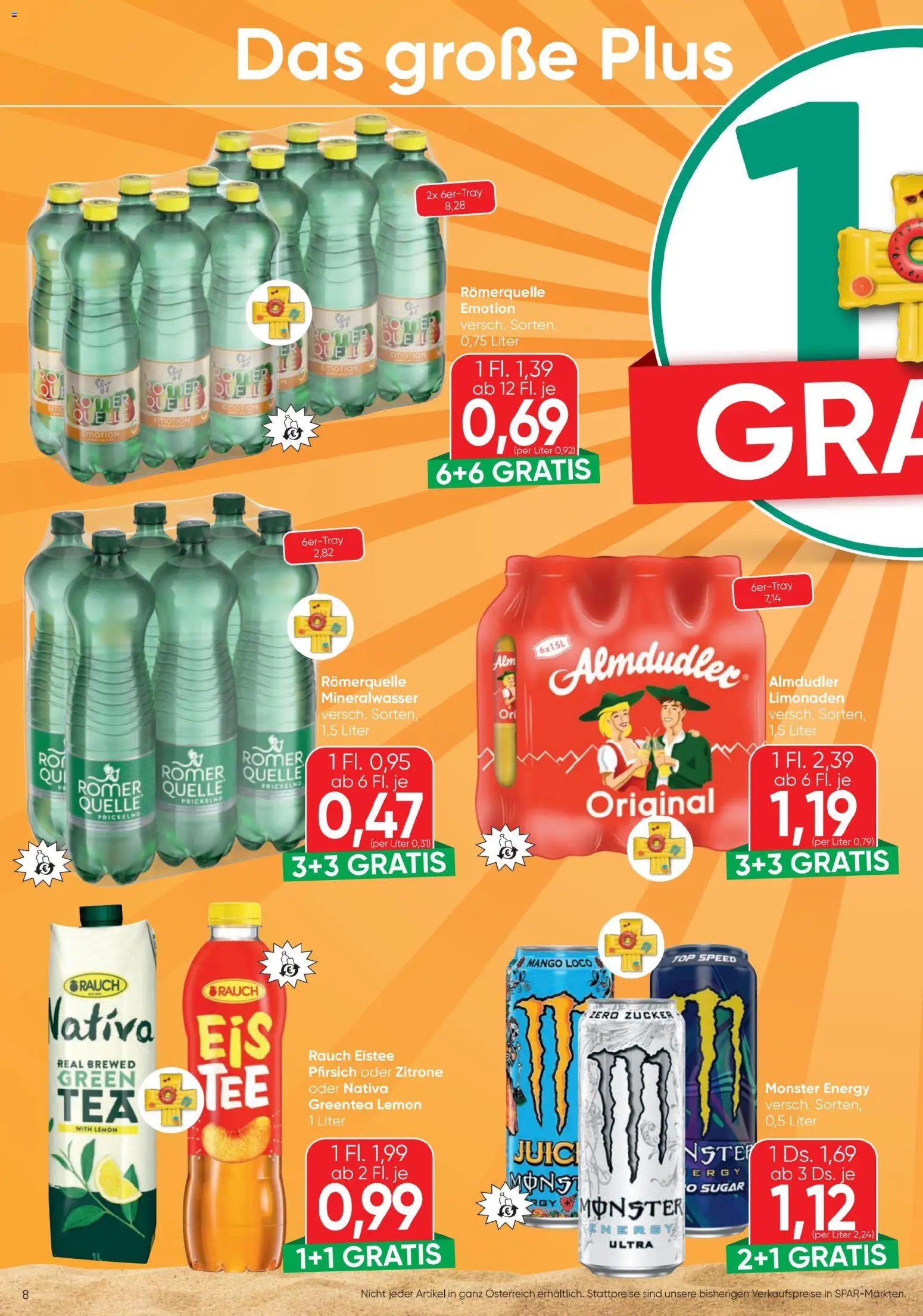 Jetzt sparen im Spar - Flugblatt 01.07.2026! Entdecken Sie die unschlagbaren Angebote | Österreich