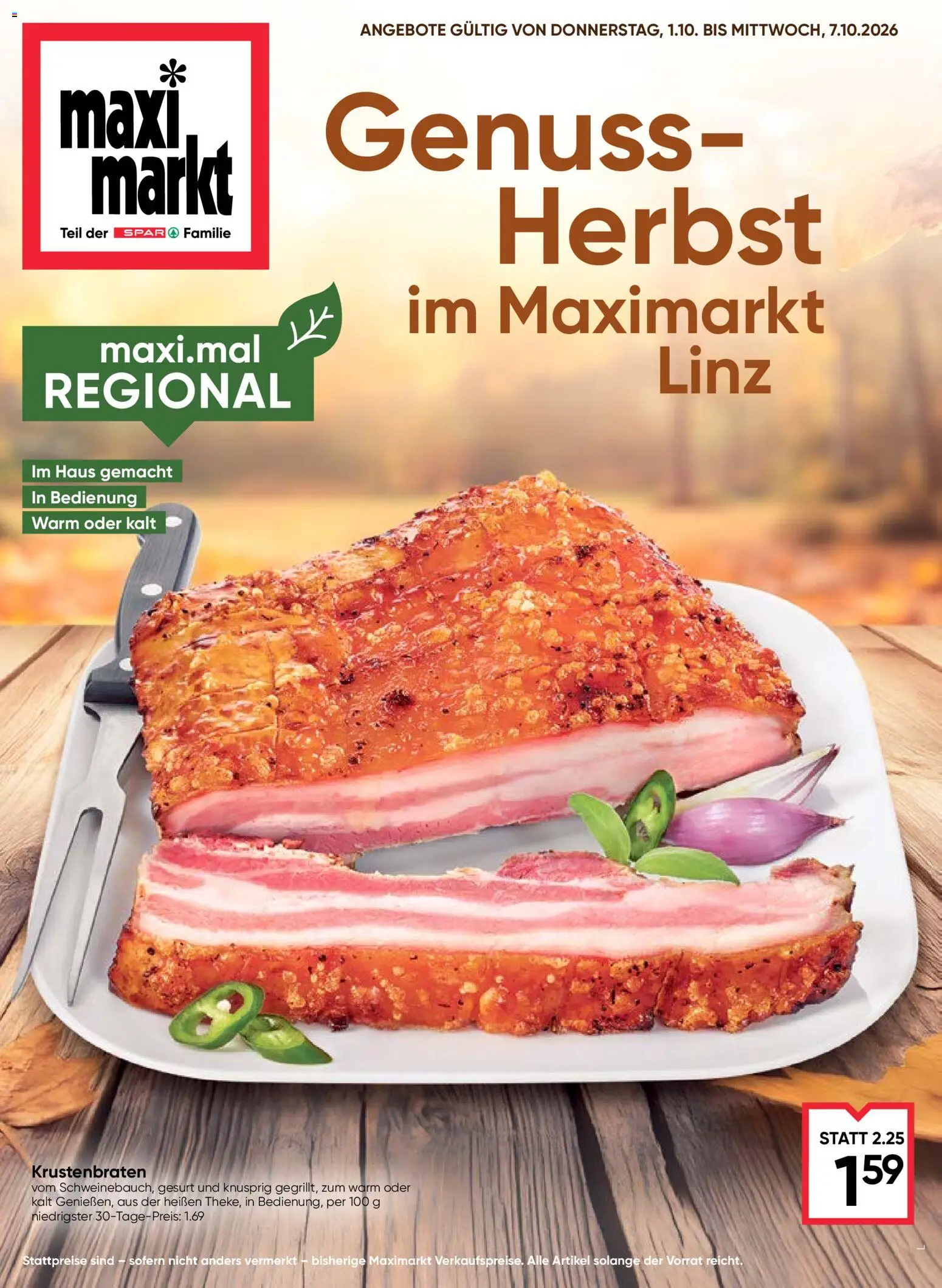 Maximarkt Flugblatt Flugblatt in Österreich