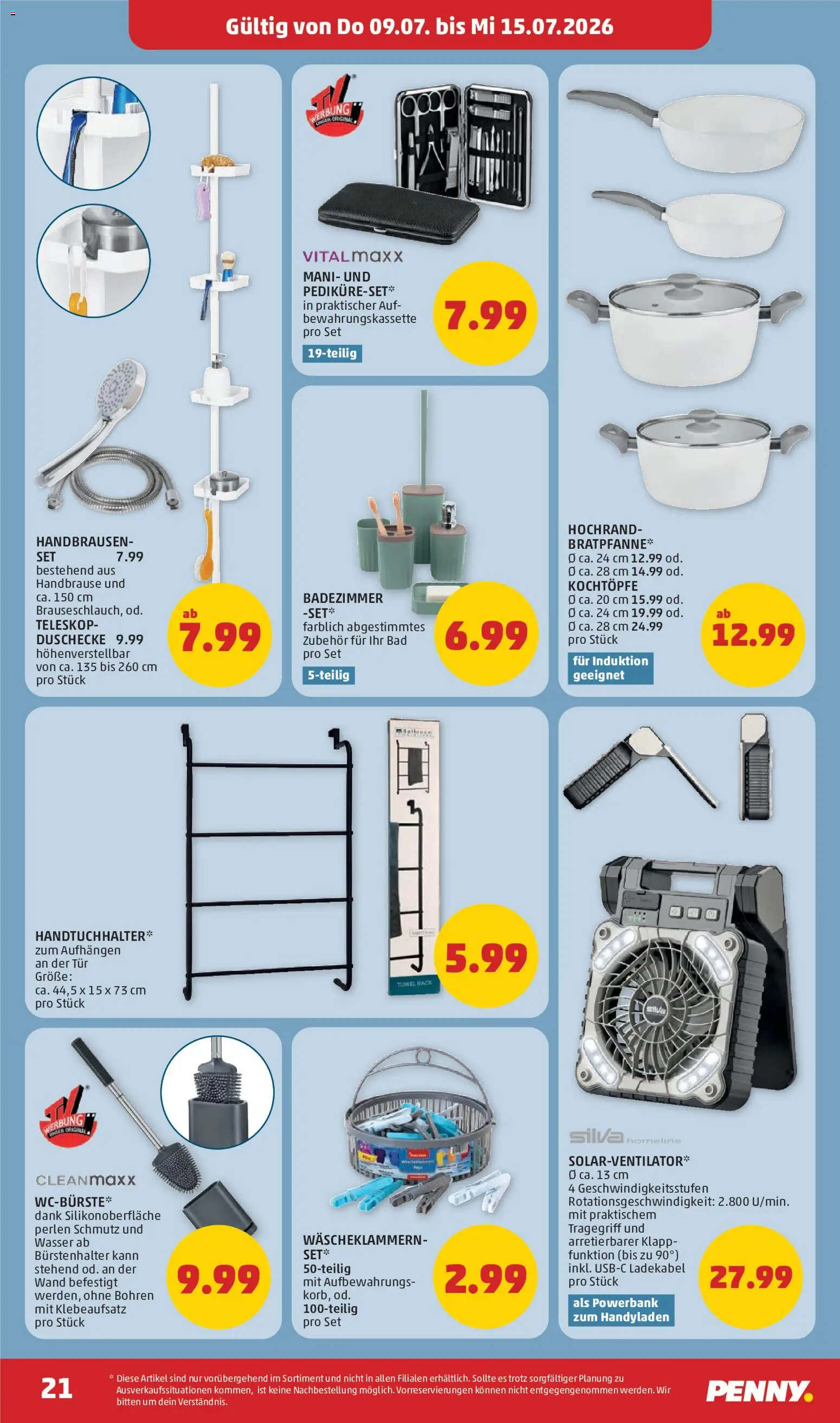 Die besten Angebote | Penny Markt Flugblatt ab 09.07.2026 | - Jetzt stöbern! | Österreich