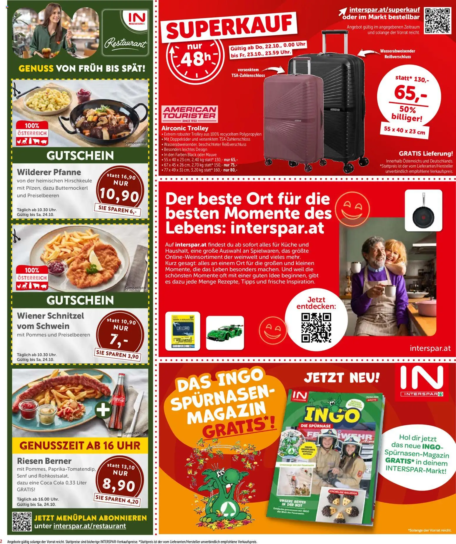 Interspar Flugblatt Flugblatt in Österreich