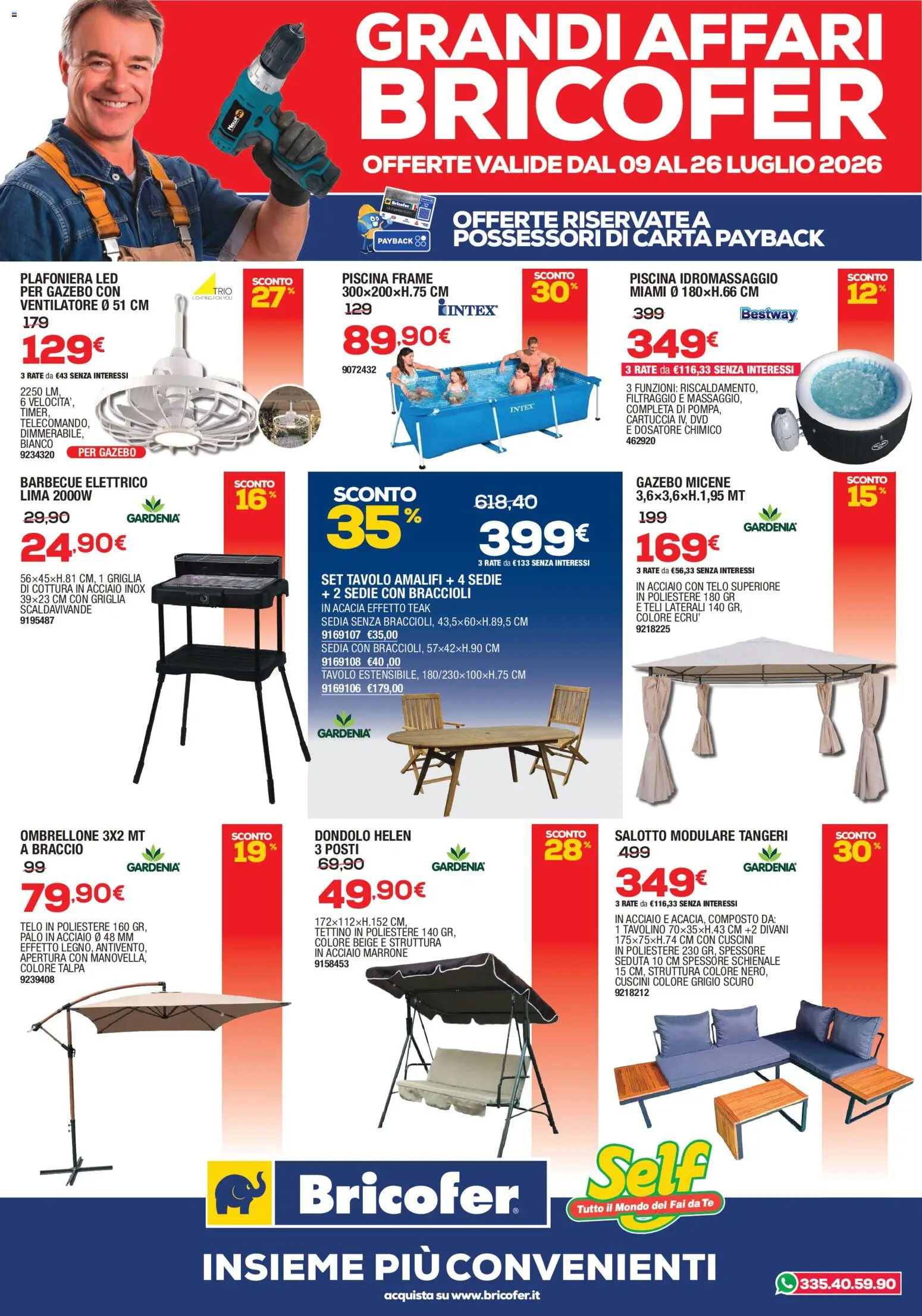 📣 Volantino Bricofer dal 📅 09/07/2026 - Scopri le offerte ora!🔥 | Italy
