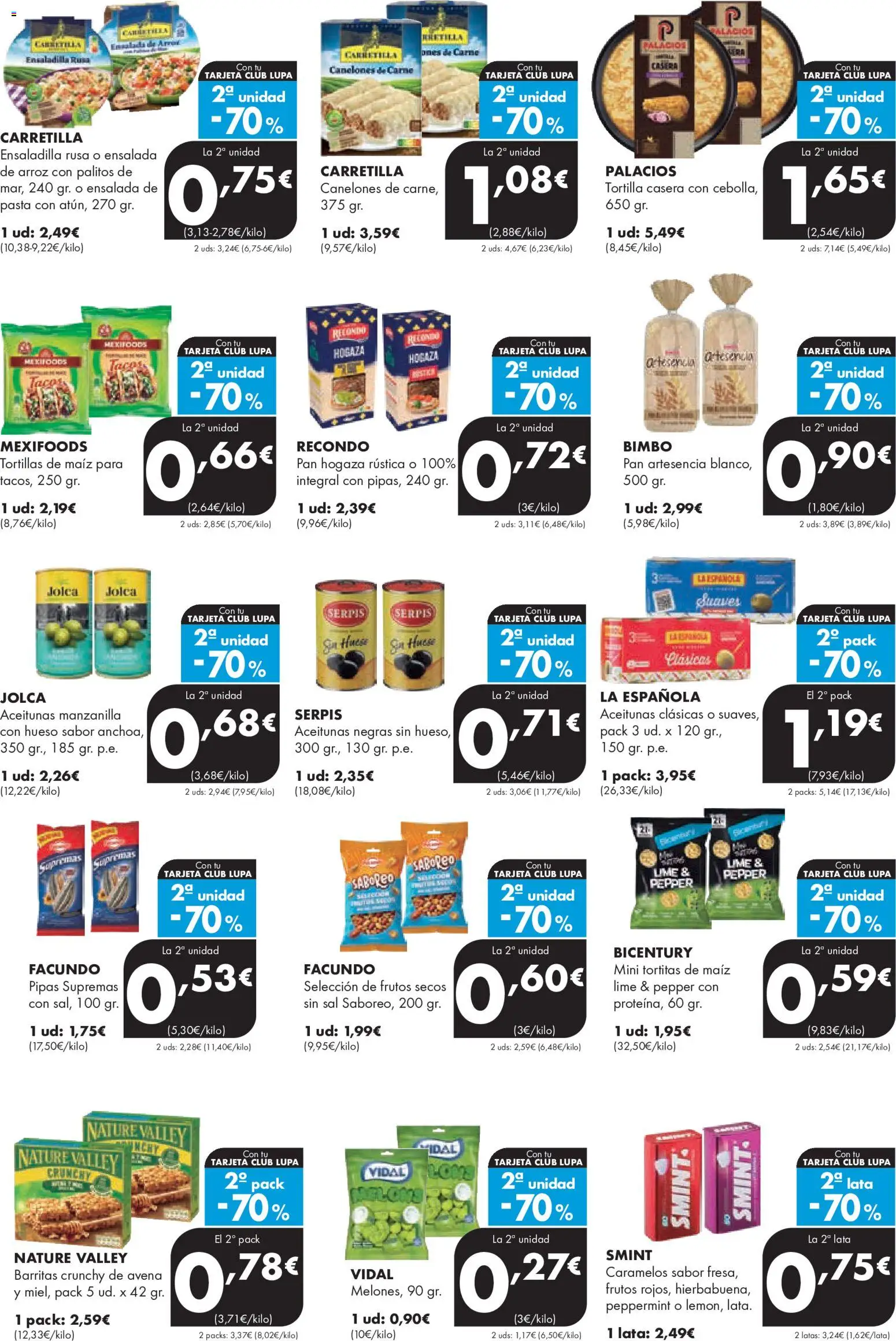 Lupa Supermercados folleto Folleto in España