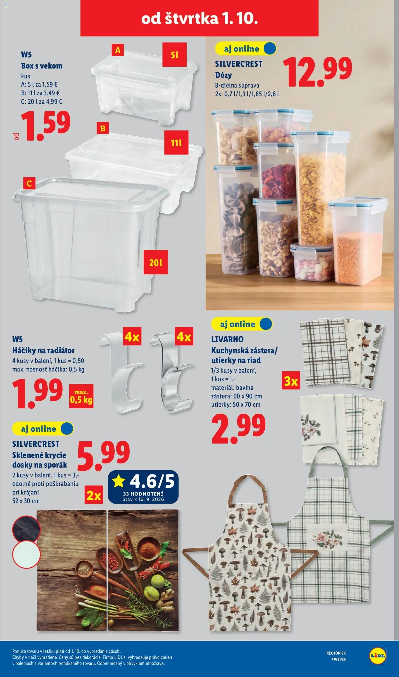 Lidl leták Leták in Slovensko