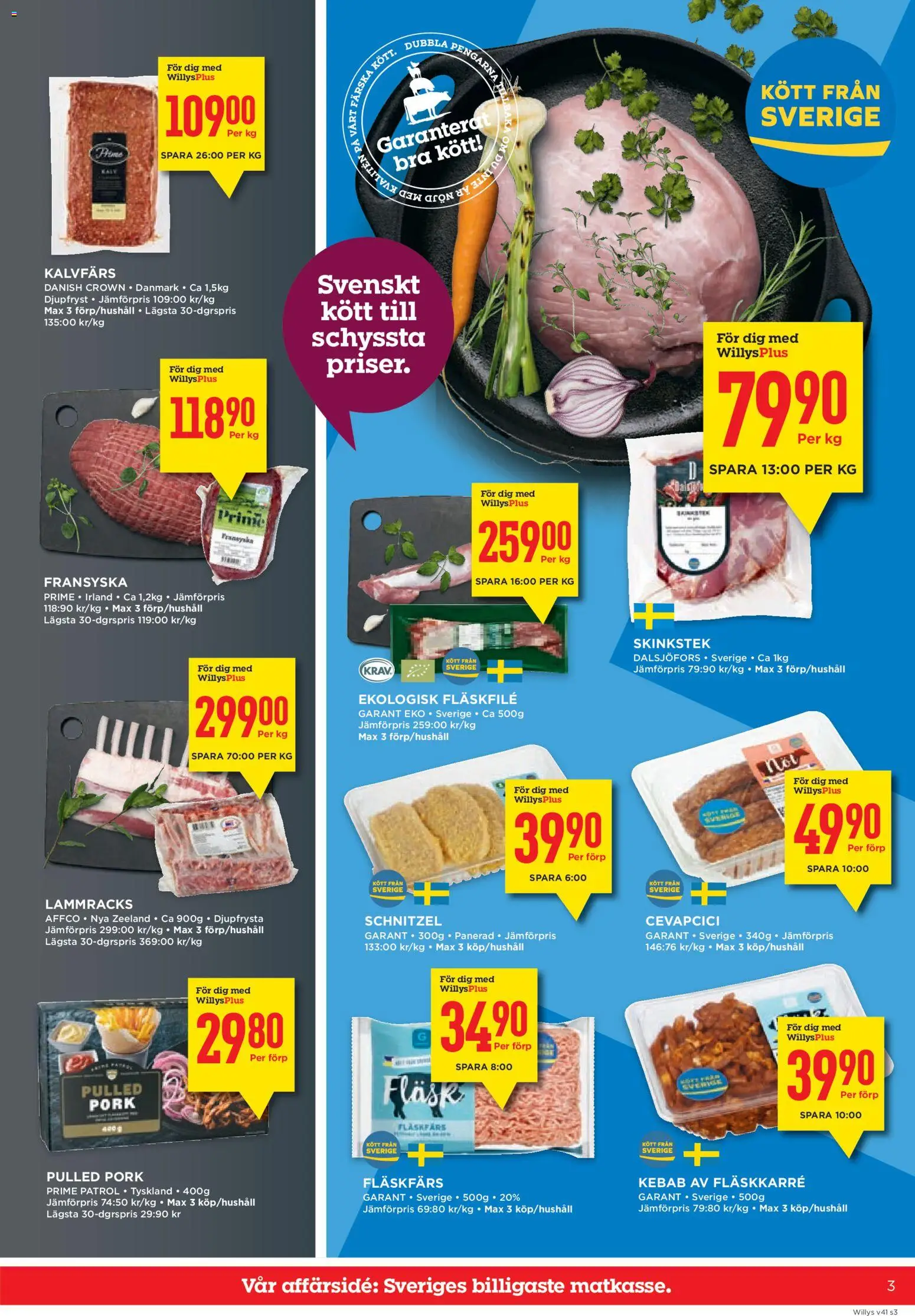 Willys erbjudanden Reklamblad in Sverige