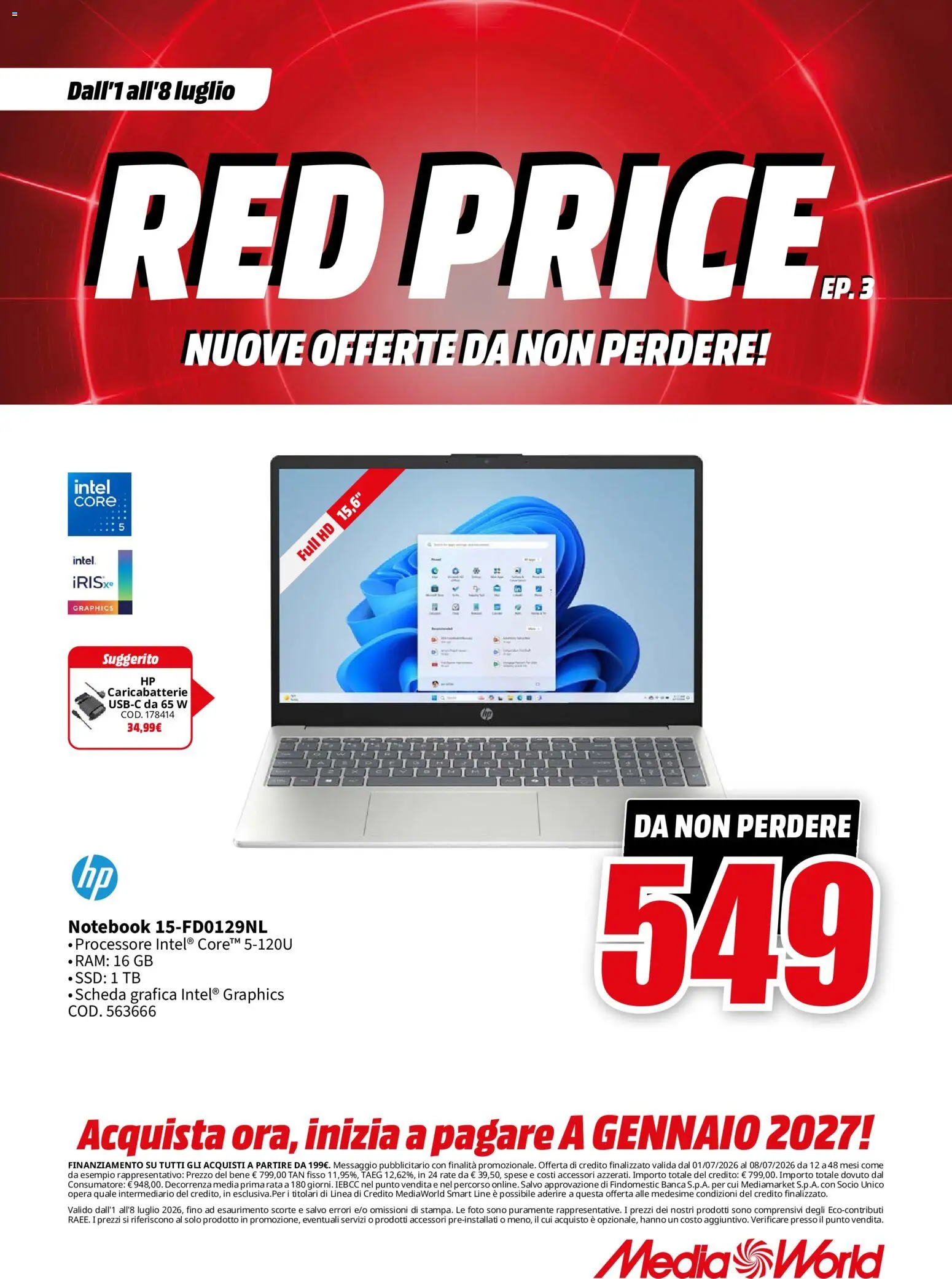 📣 Volantino Media World dal 📅 01/07/2026 - Scopri le offerte ora!🔥 | Italy