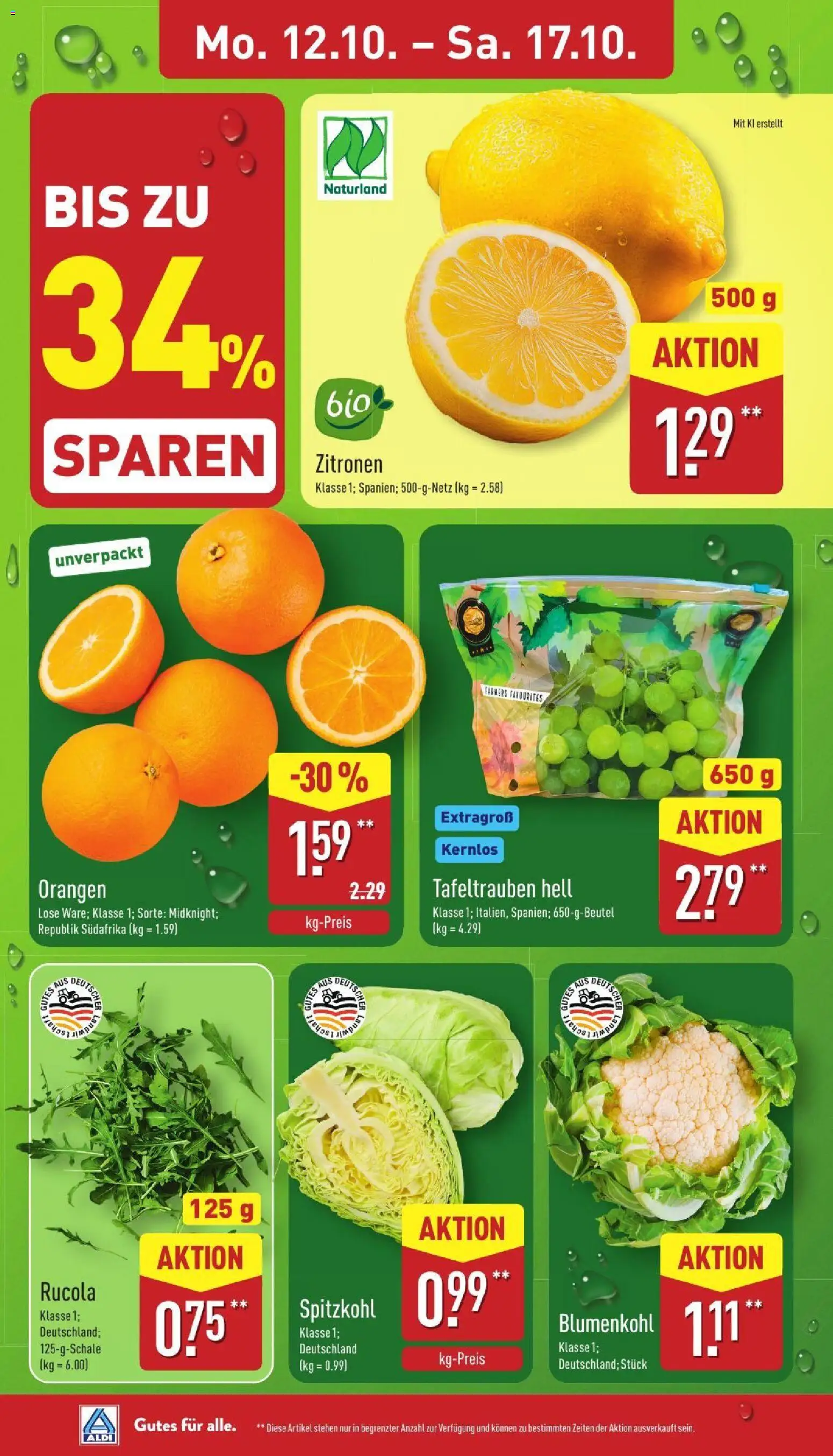 Aldi Prospekt Prospekt in Deutschland