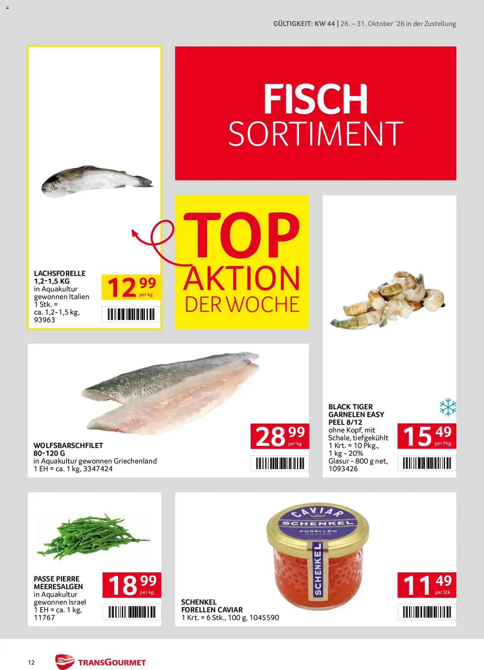 Transgourmet Flugblatt Flugblatt in Österreich
