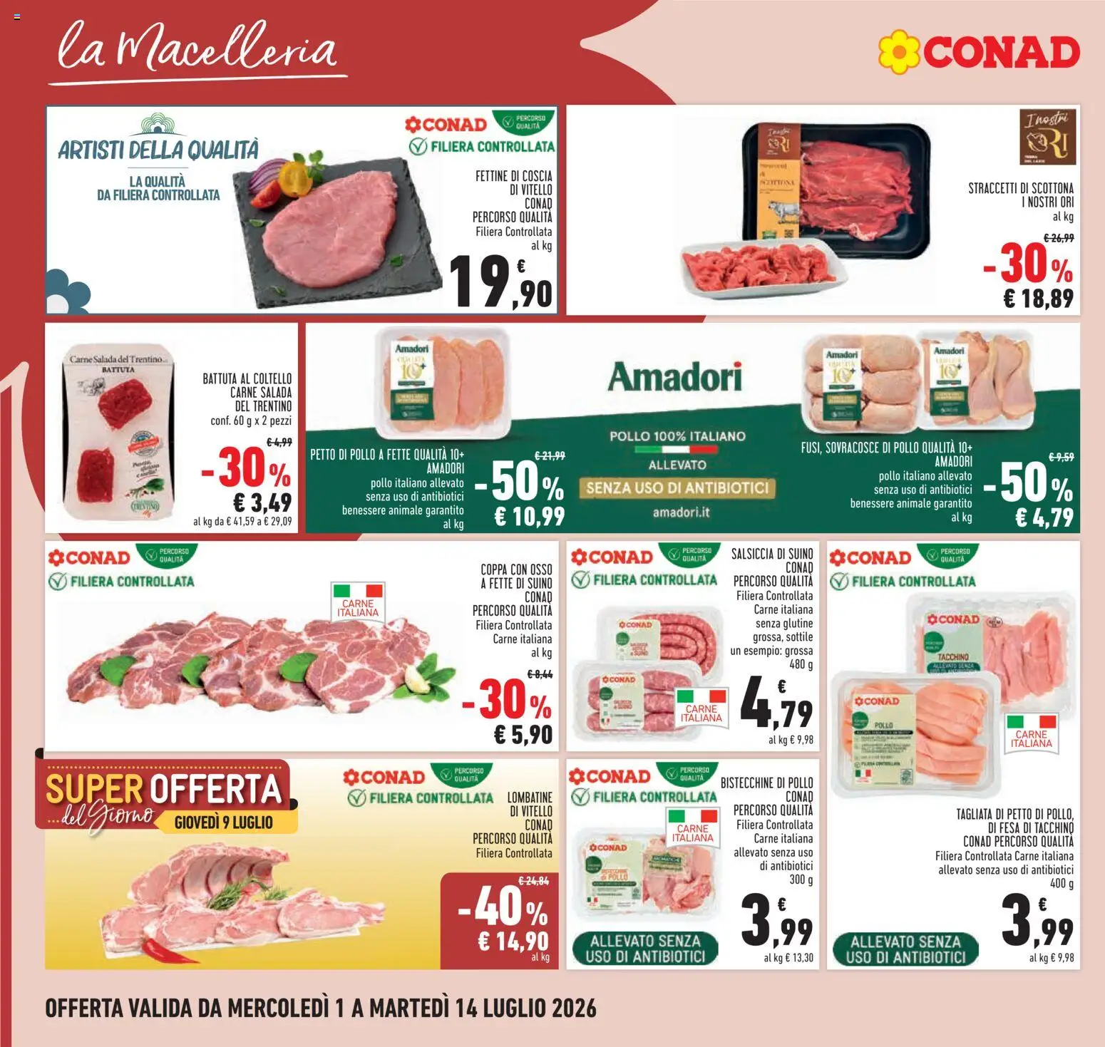 🍊 Volantino Conad dal 📅 01/07/2026 - Scopri le offerte della tua zona 🏡 | Italy