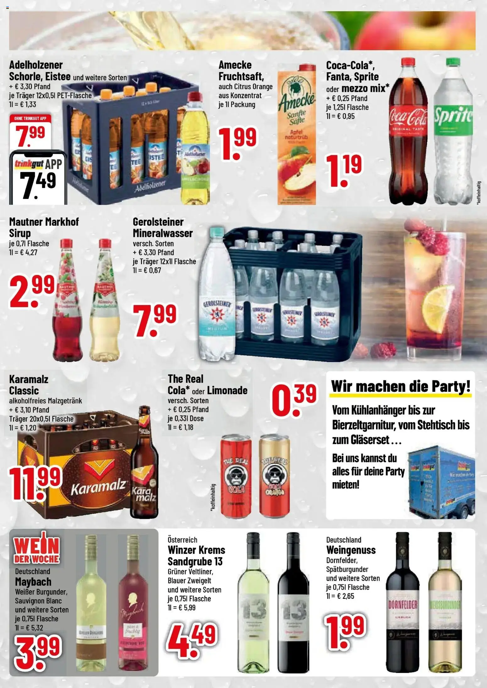 Trinkgut Prospekt Prospekt in Deutschland