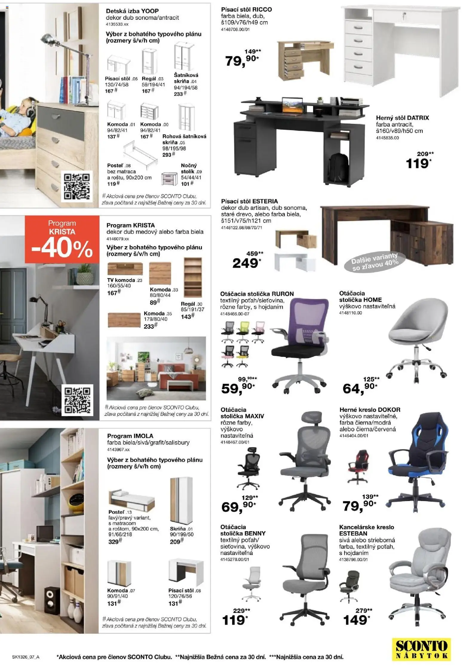Sconto nábytok leták Leták in Slovensko