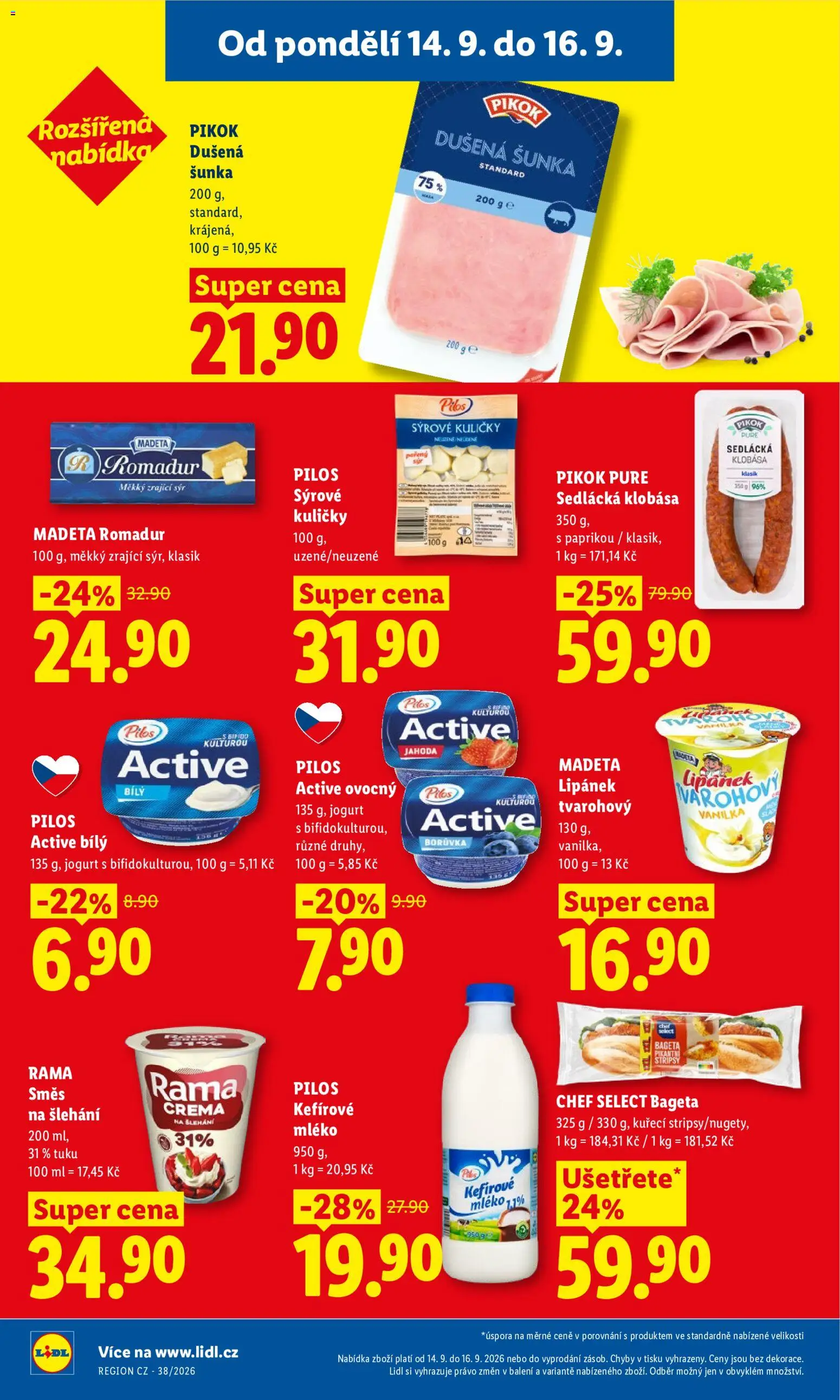 Lidl leták Leták in Česko