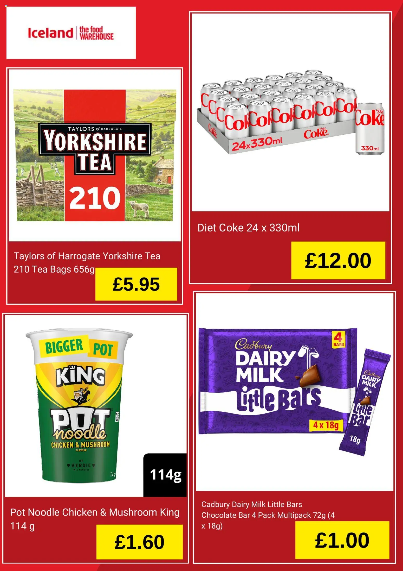 Iceland - sale Leaflet in United Kingdom