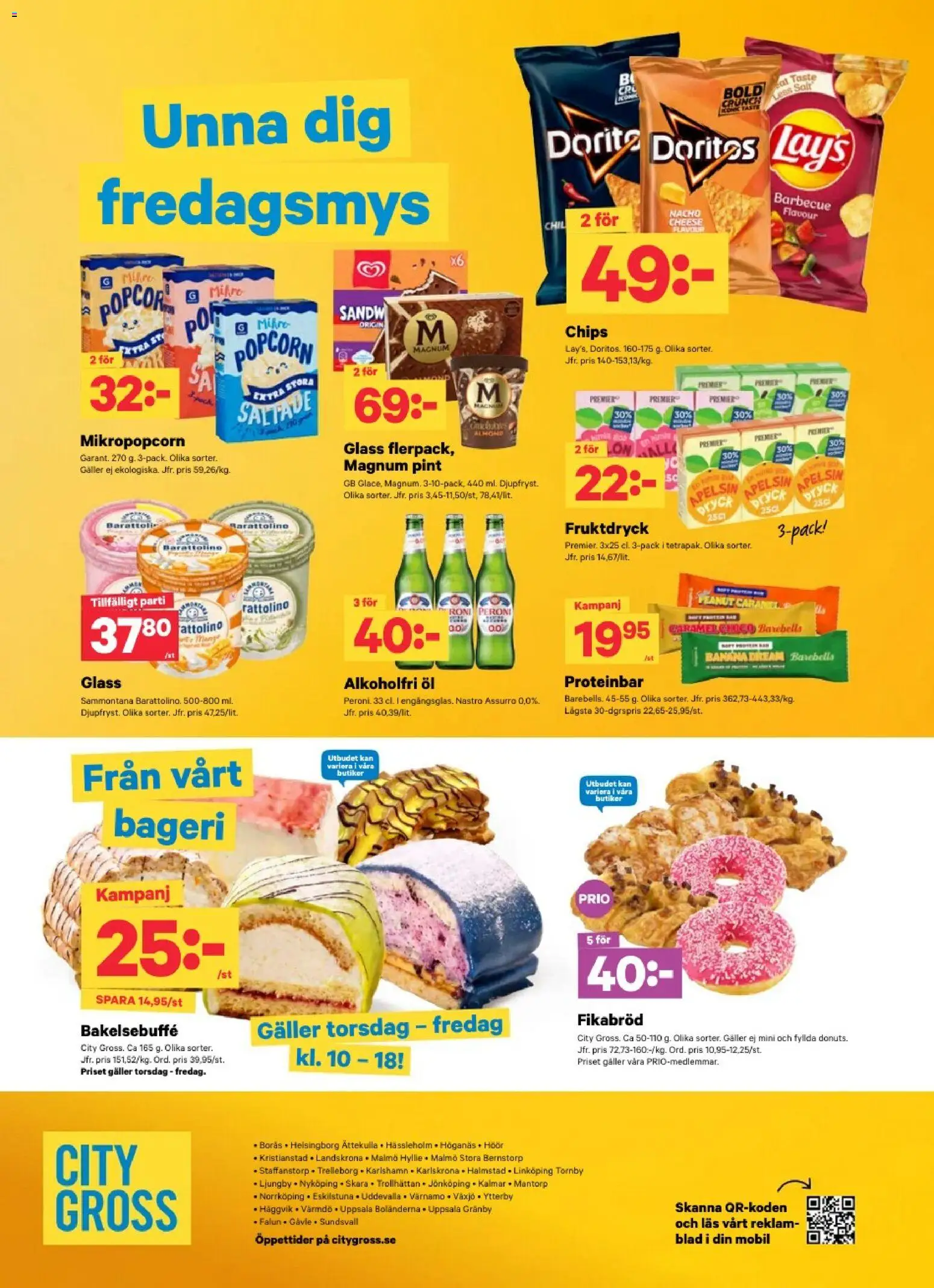 City Gross erbjudanden Reklamblad in Sverige