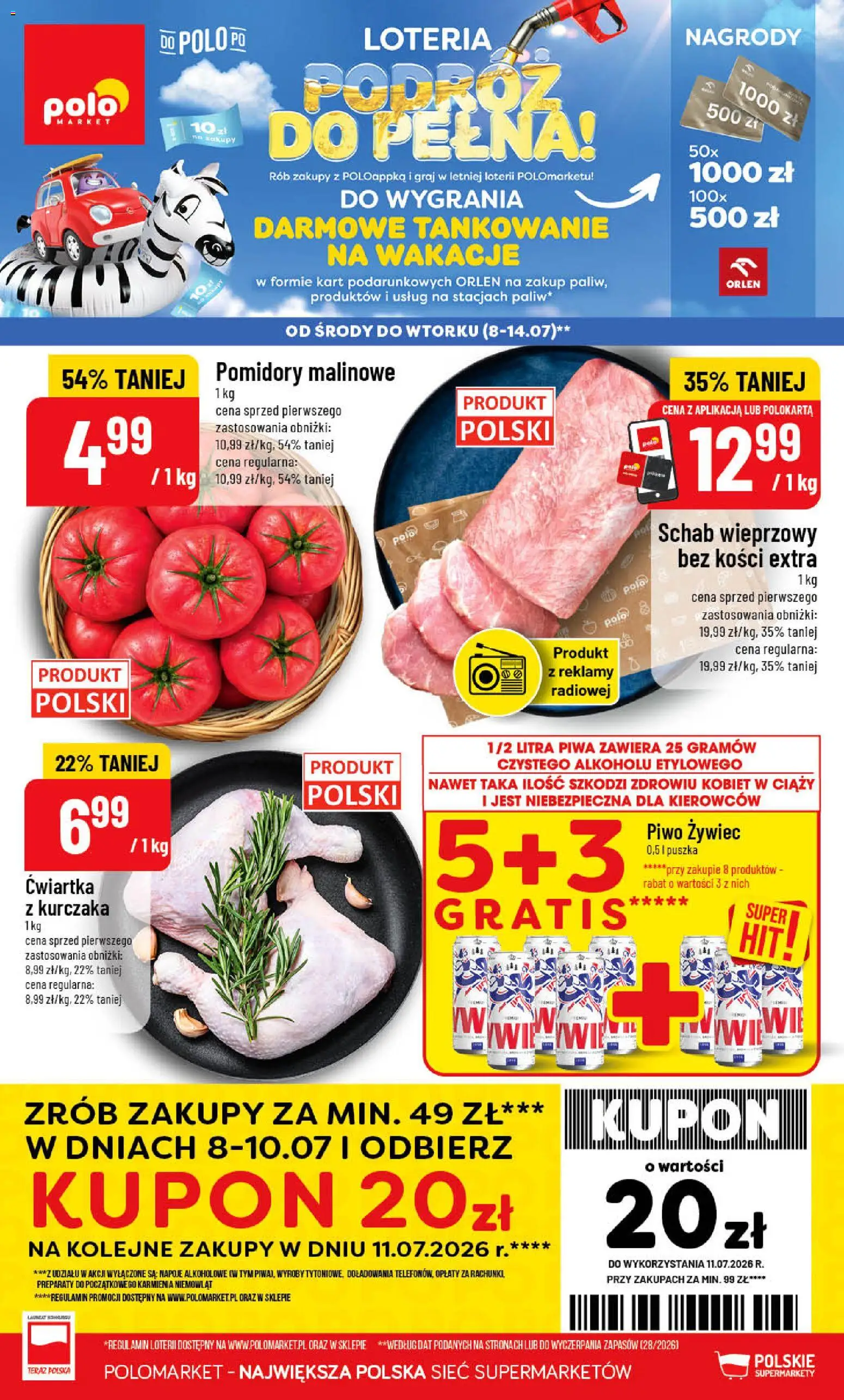 POLOmarket gazetka od 08.07.2026 | 🔥 Mega okazje, które musisz zobaczyć! | Polska
