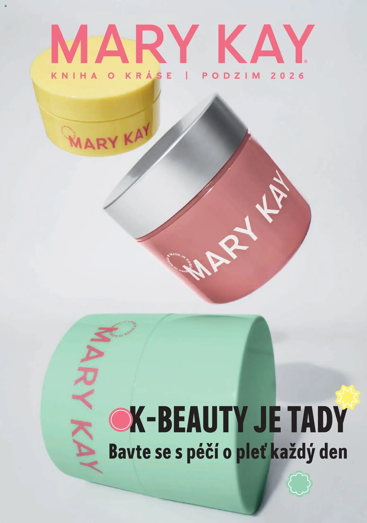 Mary Kay kniha o kráse Leták in Česko