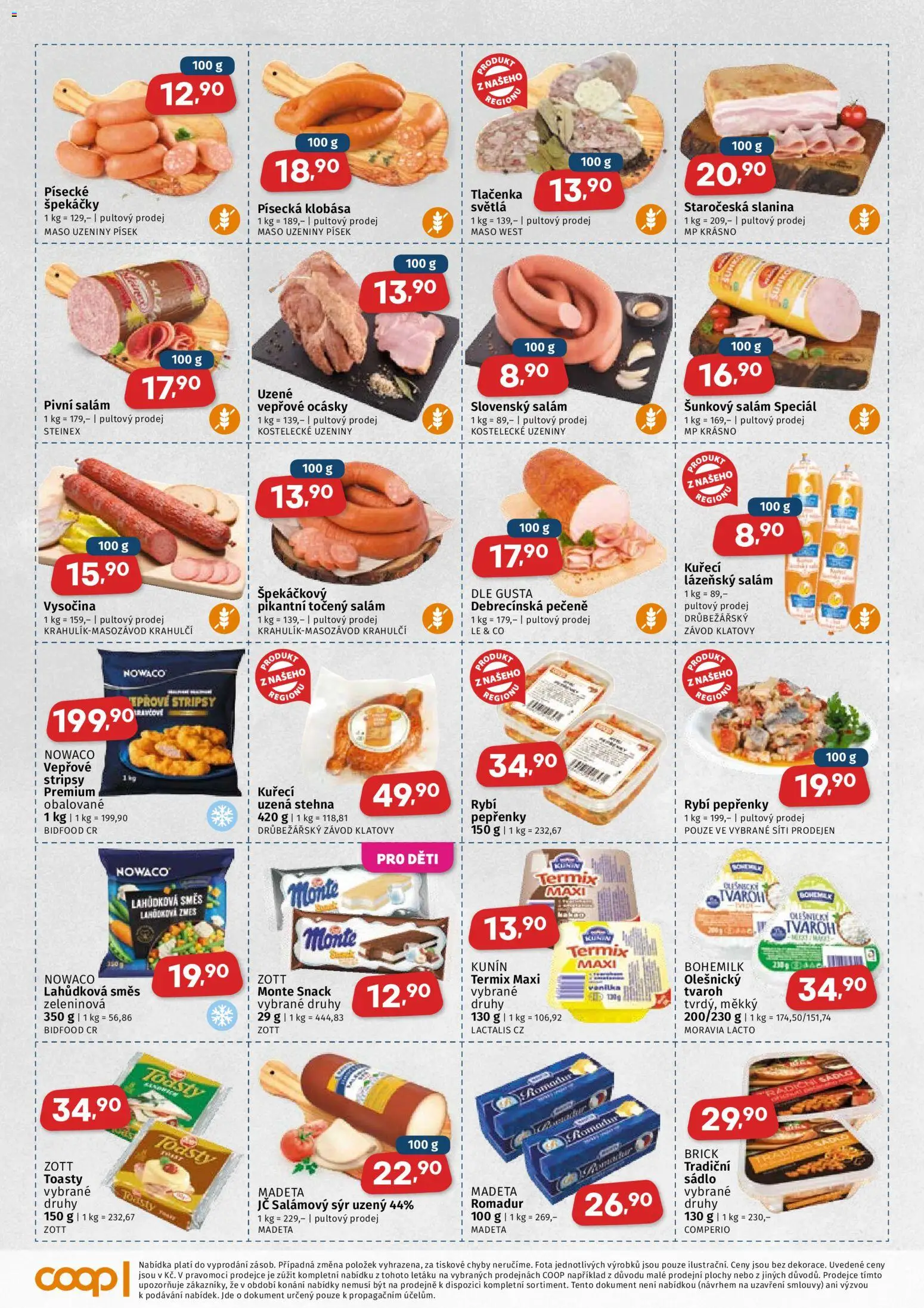 Coop leták Leták in Česko