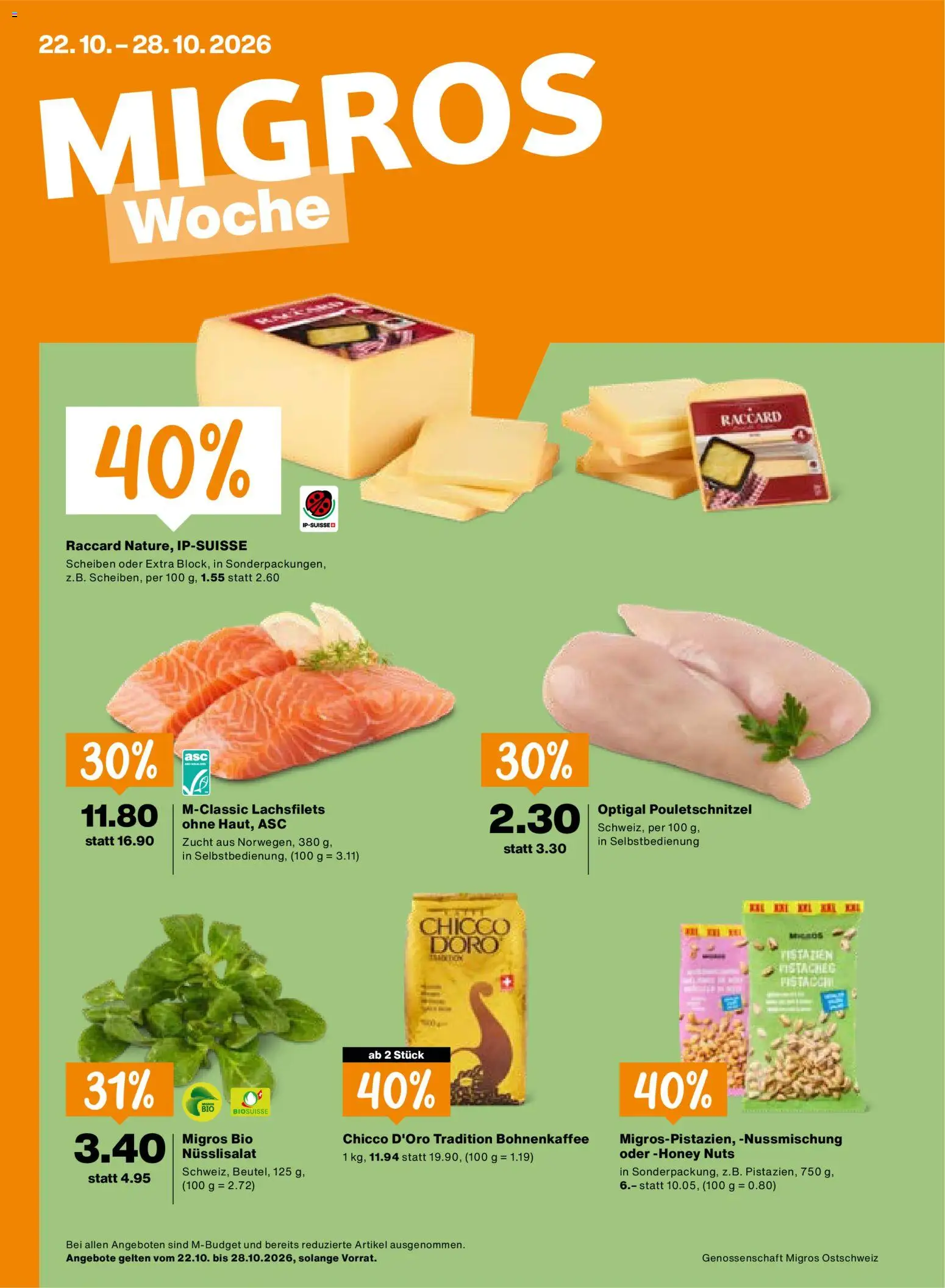 Migros aktionen Prospekt in Schweiz