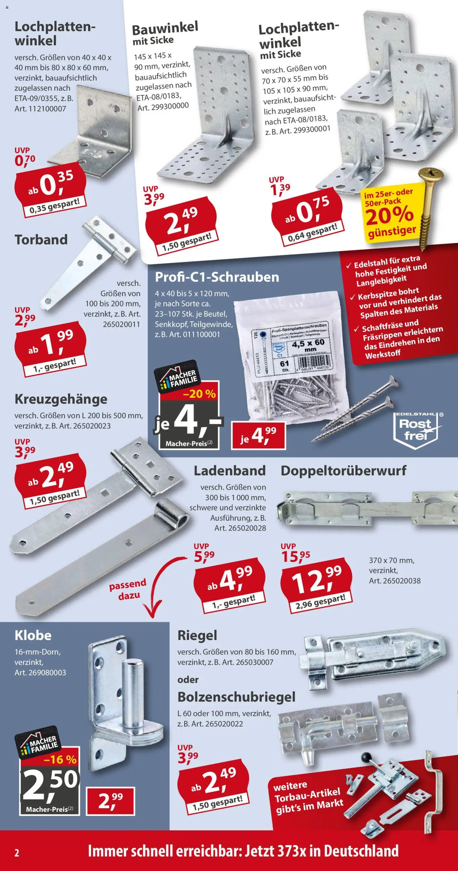 Sonderpreis Baumarkt Prospekt Prospekt in Deutschland