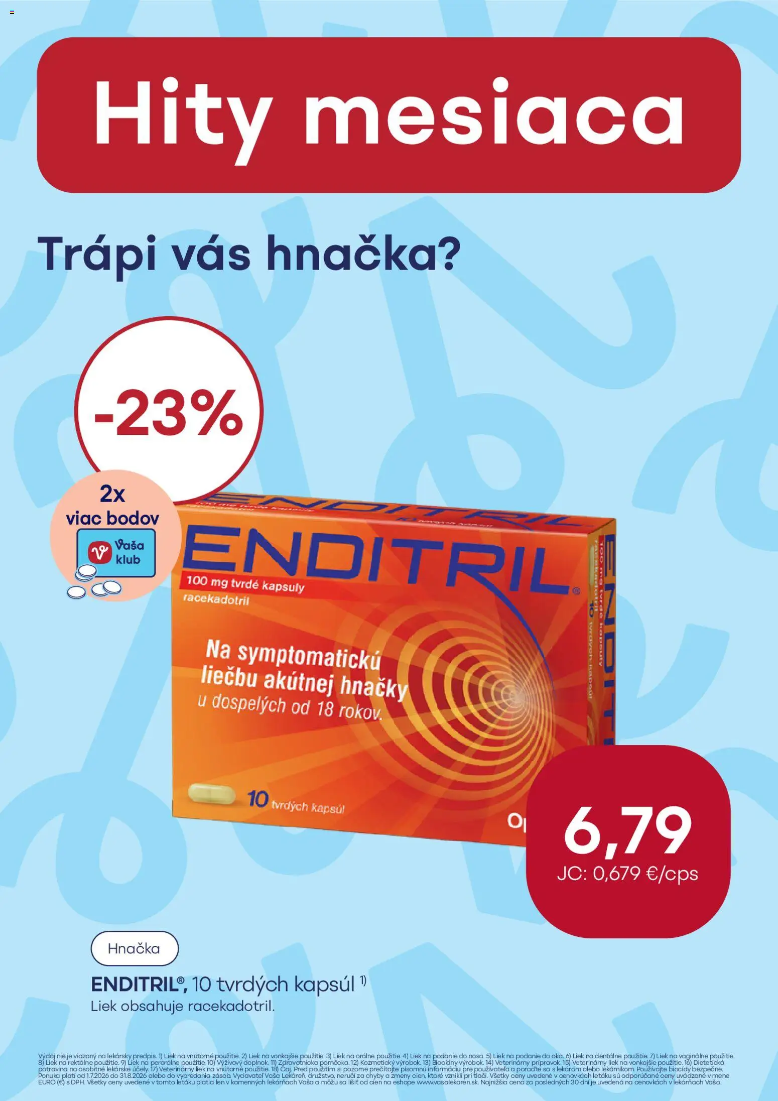 Vaša lekáreň leták od 01.07.2026 » Pozrite si limitované zľavy a ušetrite ešte dnes! | Slovensko