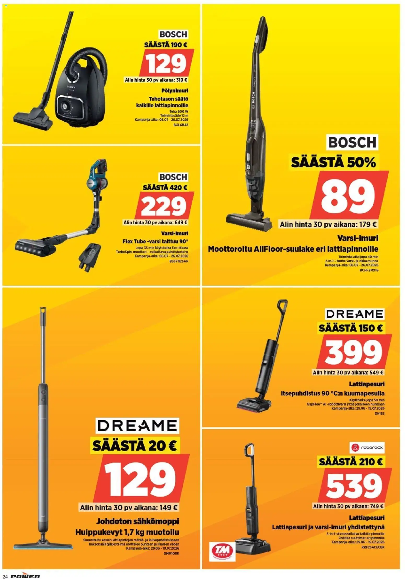 🛍️ Power tarjoukset alkaen 06/07/2026 » Katso huipputarjoukset ja säästä jo tänään! 💰 | Suomi
