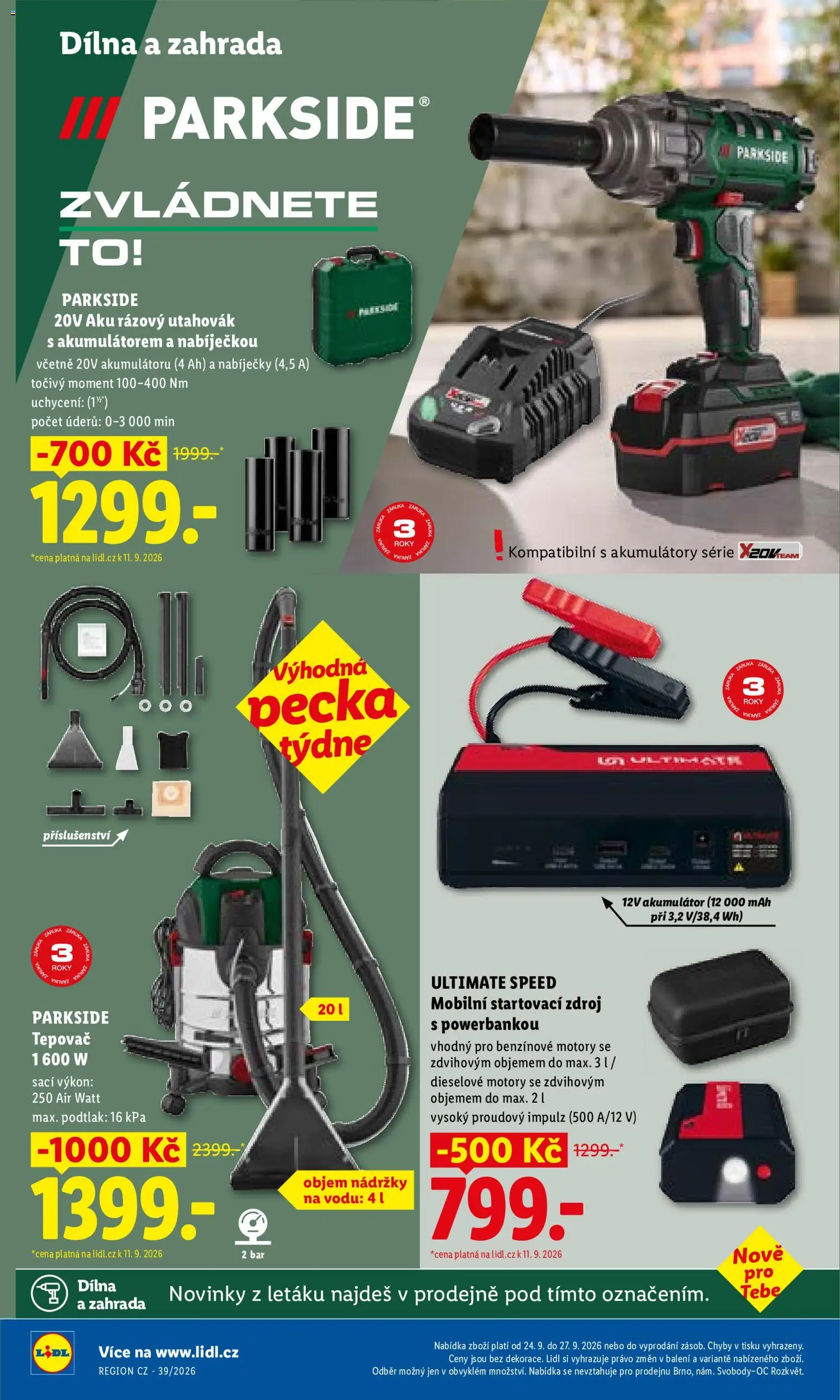 Lidl leták Leták in Česko