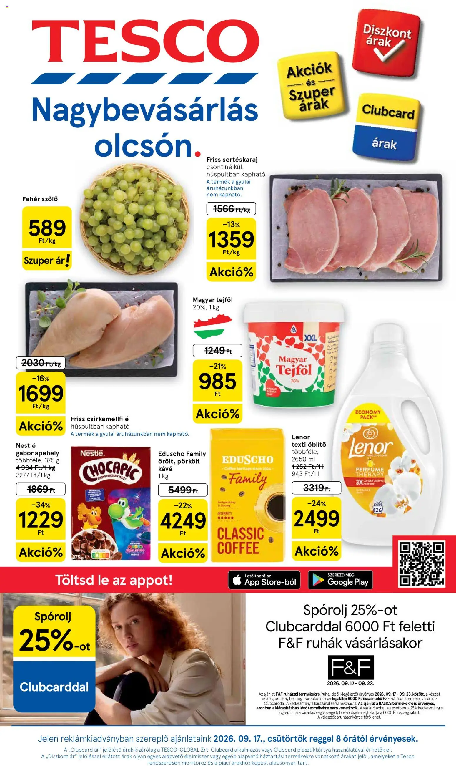 Tesco aktuális akciós újság Akciós újság in Magyarország