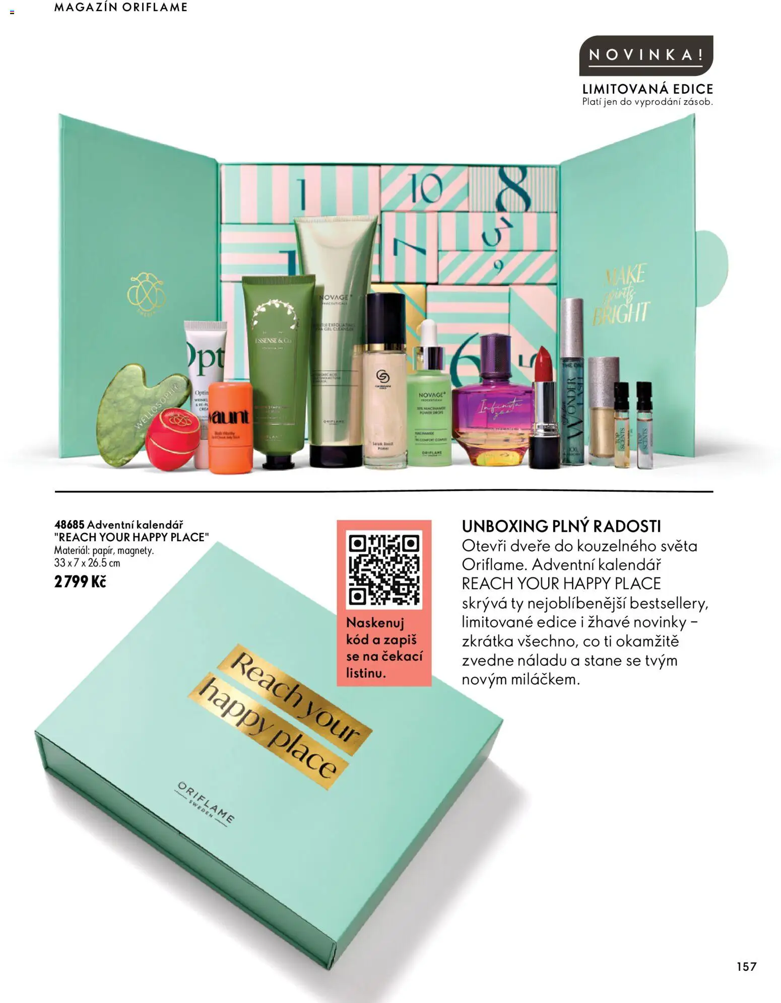 Oriflame katalog Novage+ Proceuticals Leták in Česko
