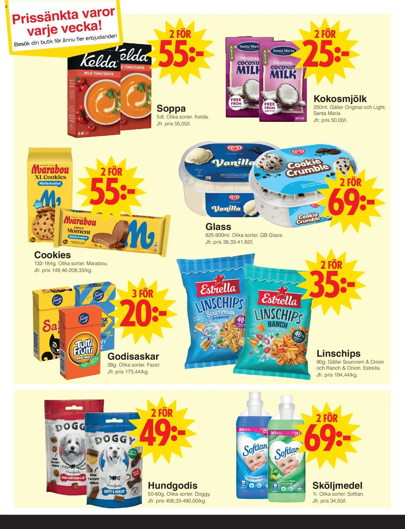 Matöppet erbjudanden Reklamblad in Sverige
