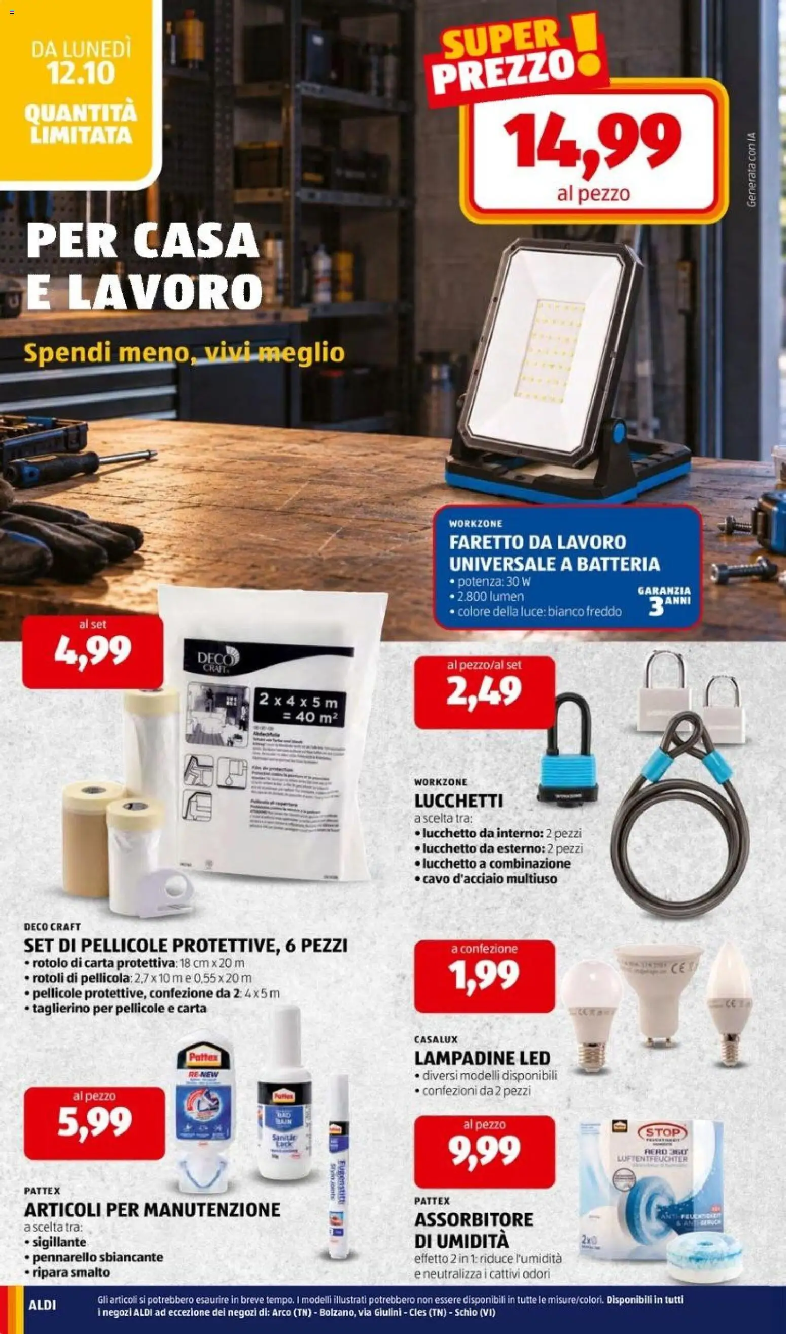 Aldi volantino Volantino in Italy