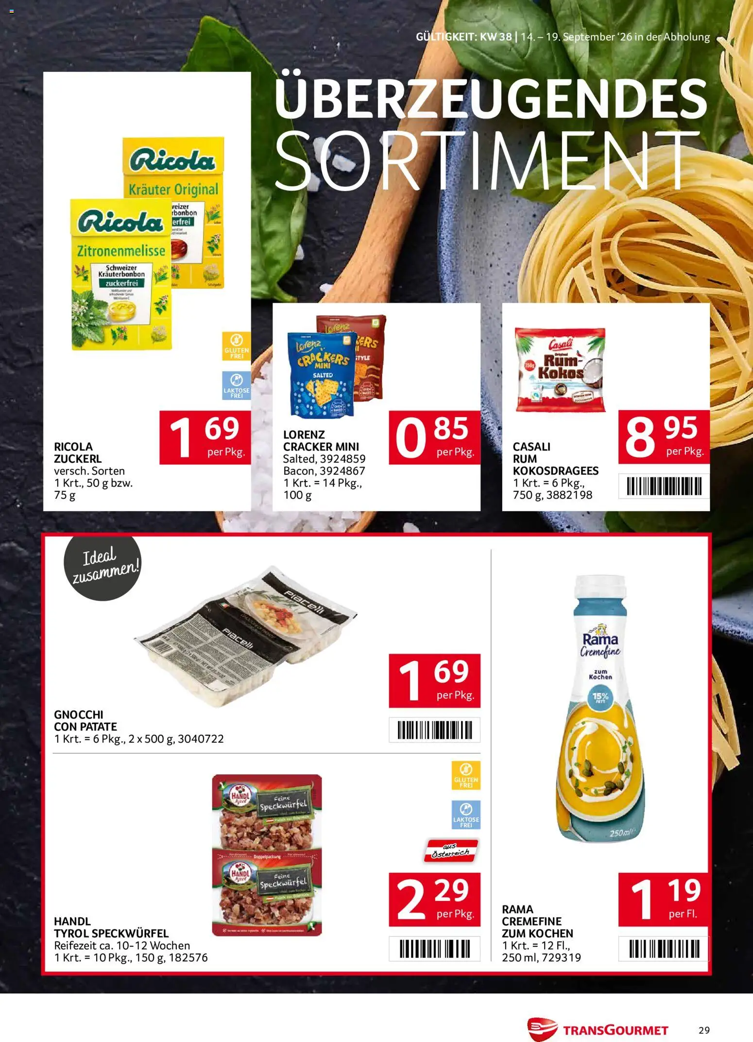 Transgourmet Flugblatt Flugblatt in Österreich