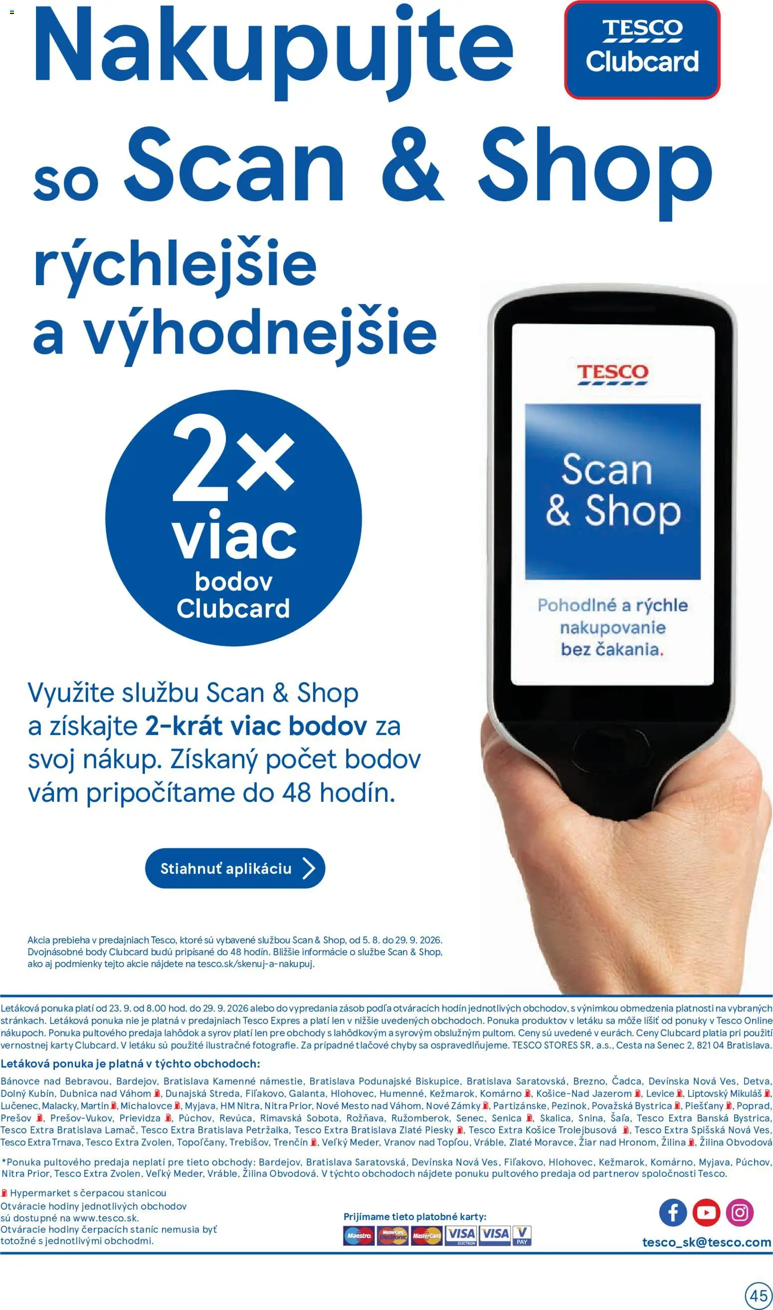 Tesco Hypermarket - leták Leták in Slovensko
