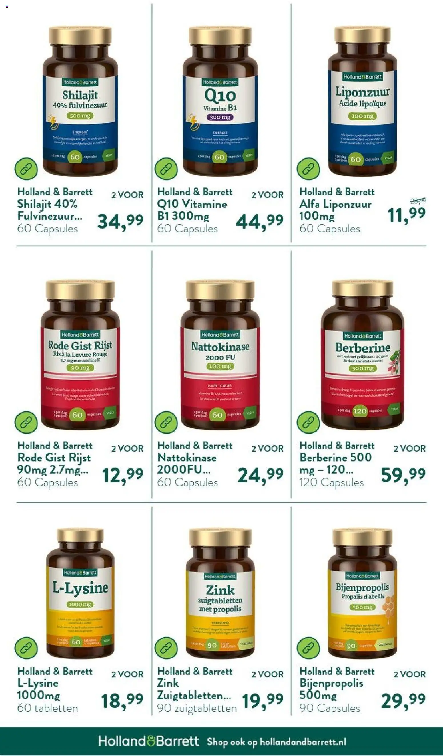 Holland & Barrett folder Folder in Nederland